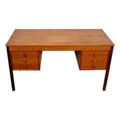 Mid-Century Danish Teak Desk by Domino Mobler