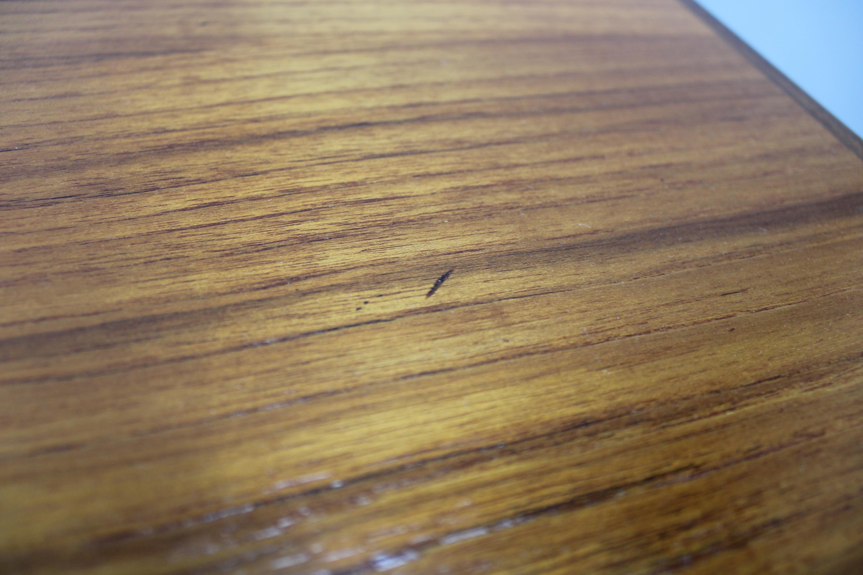 Scrivania danese di metà secolo in teak, con doppio piedistallo, circa 1960 in vendita 8