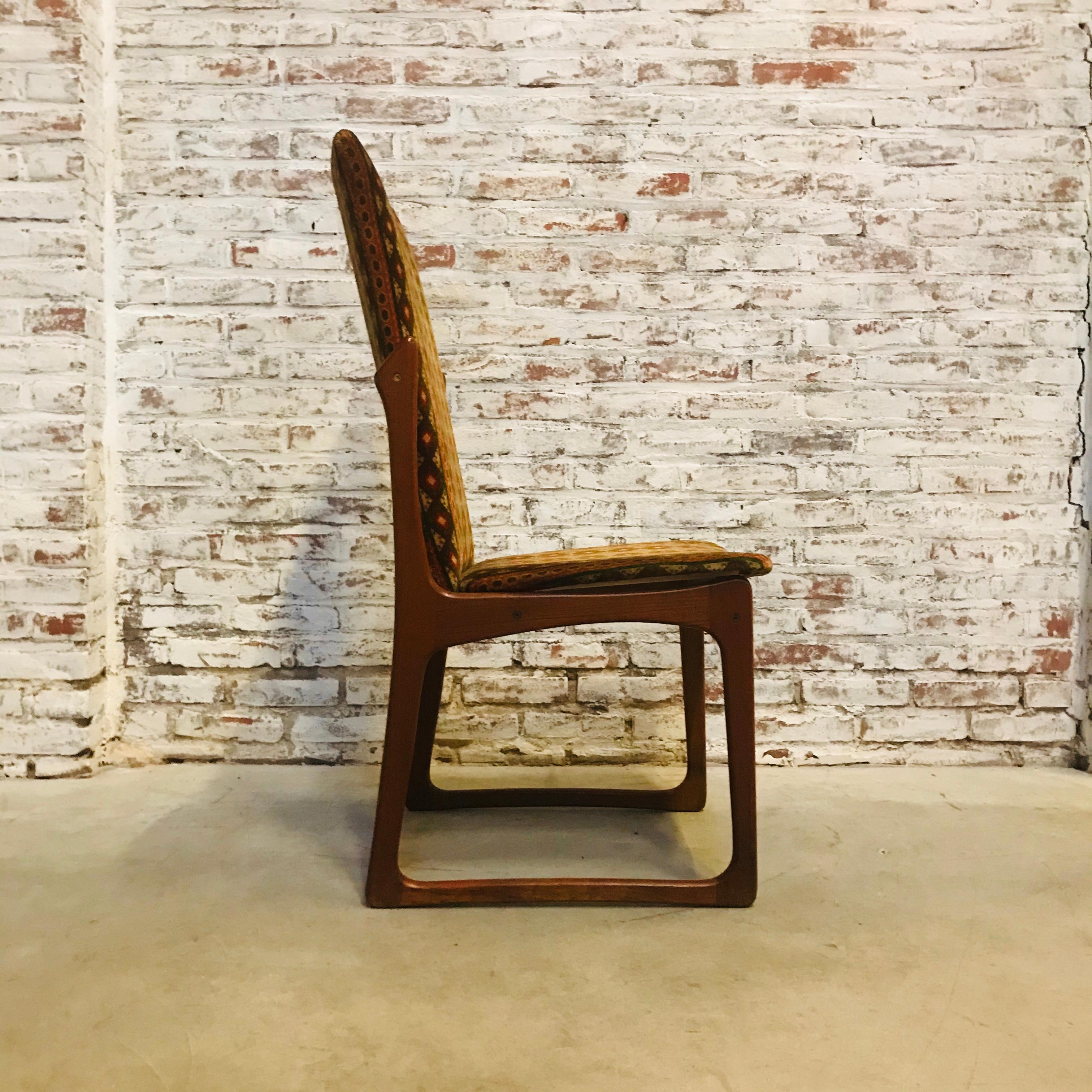 Mid-Century Modern Midcentury Danish Teak Dining Chairs by Vamdrup Stölefabrik, Set of 4, 1960s For Sale
