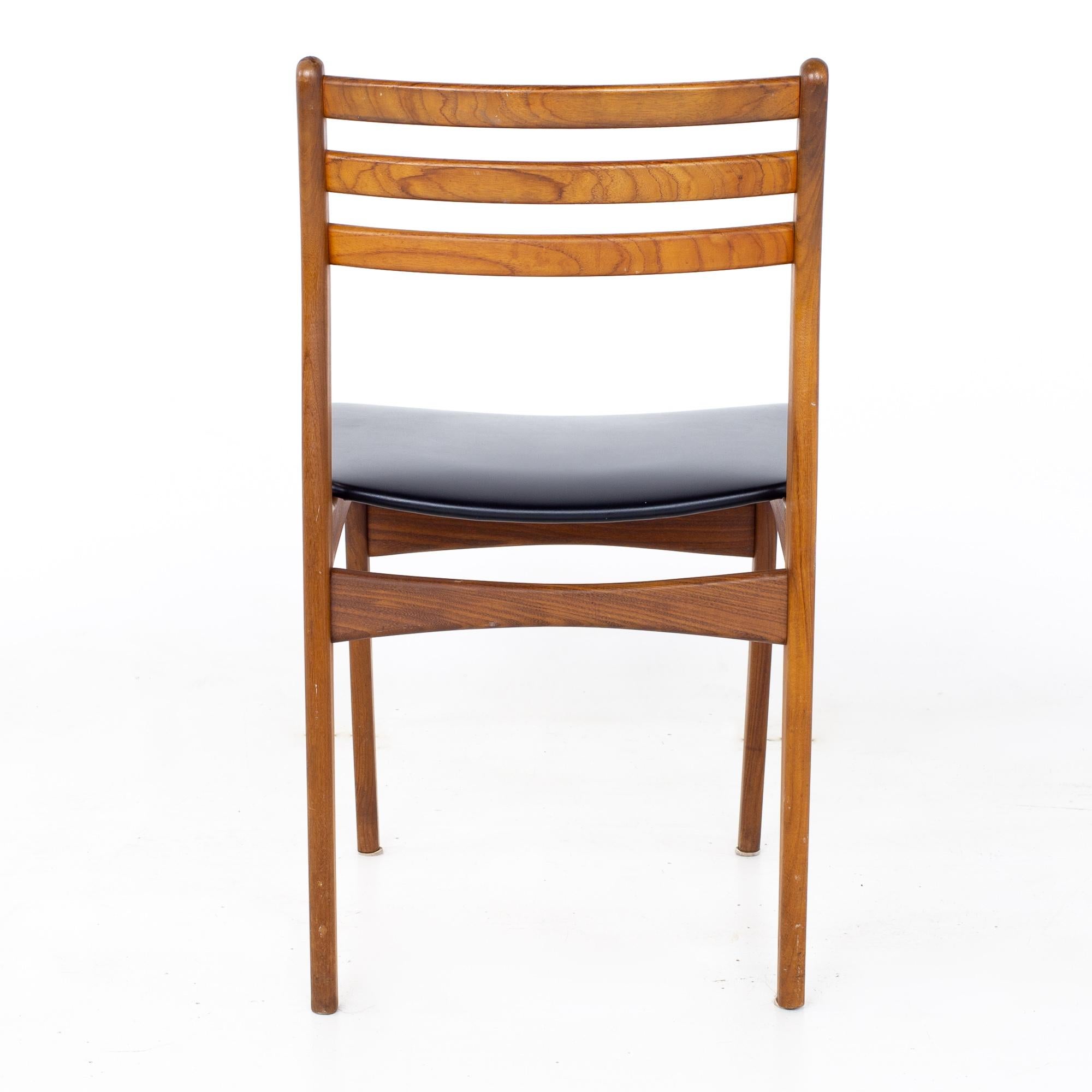 Mid Century Danish Teak Dining Chairs, Set of 6 6