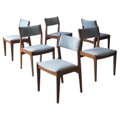 Mid-Century Danish Teak Dining Chairs - Set of Six