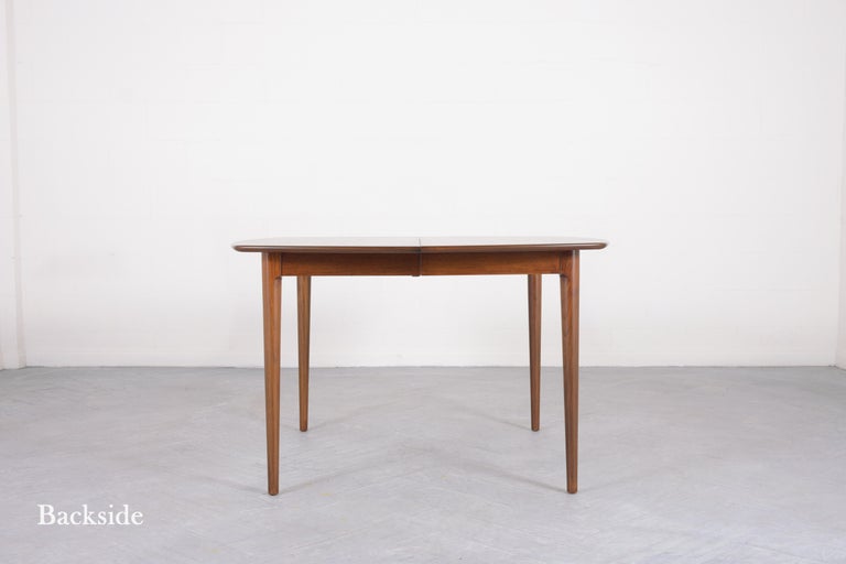 Vintage Mid-Century Modern Danish Teak Dining Room Table For Sale 4