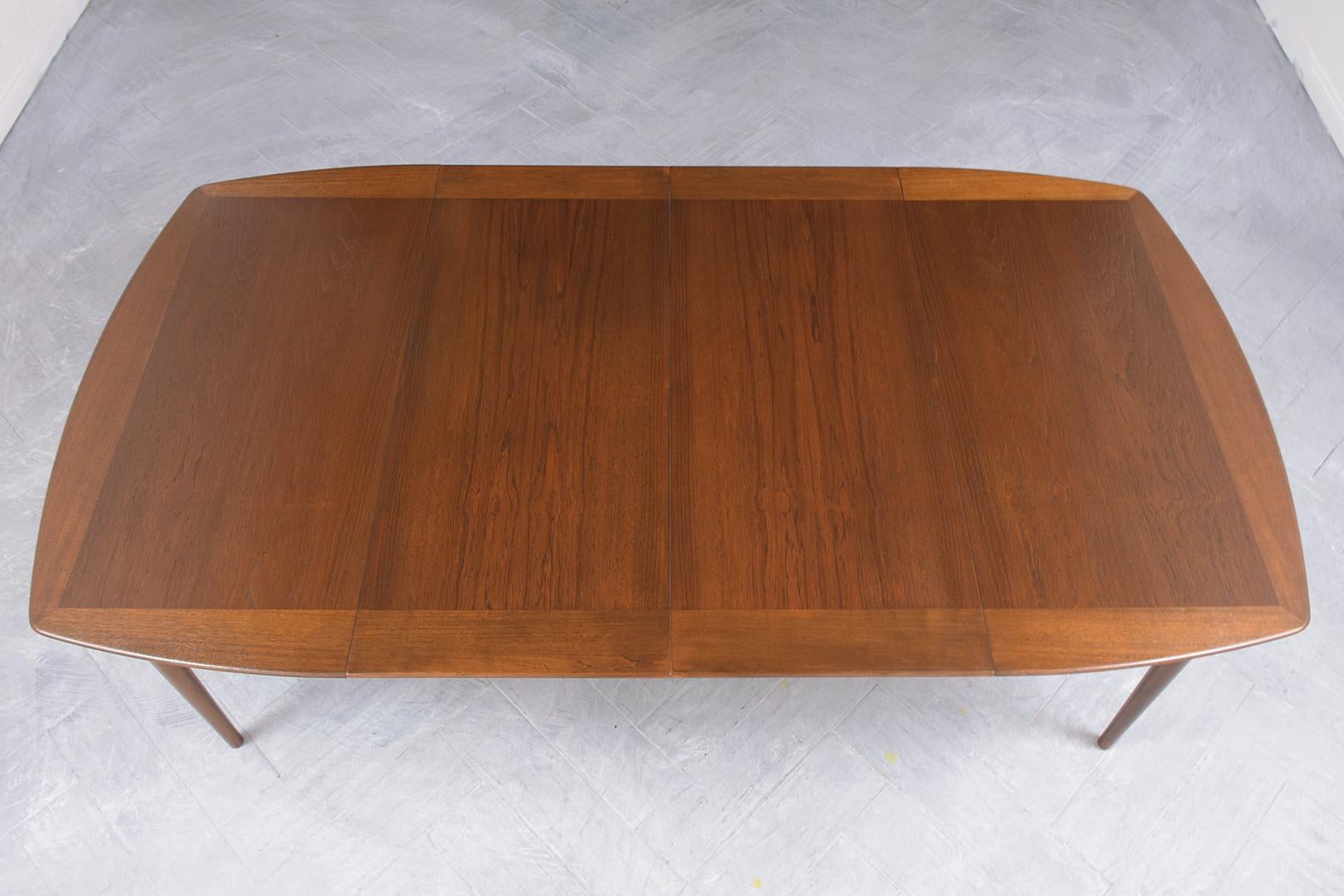 danish extendable dining table vintage