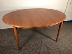 Midcentury Danish Teak Dining Table Extending Seats 10 people