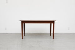 Midcentury Danish Teak Dining Table with Butterfly Leaf