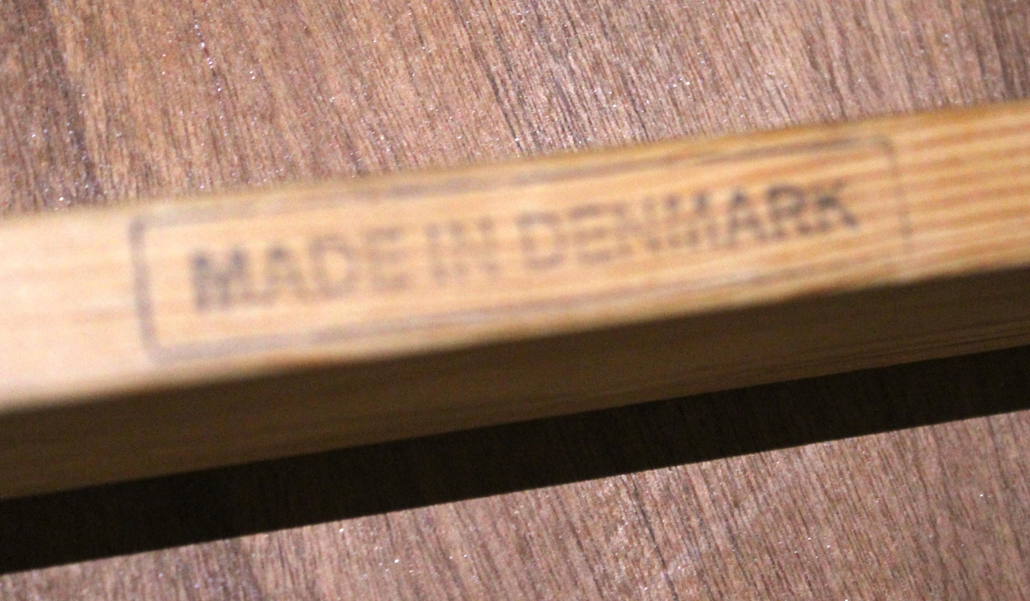 Mesa danesa de madera de teca de mediados de siglo con hoja extensible en venta 9