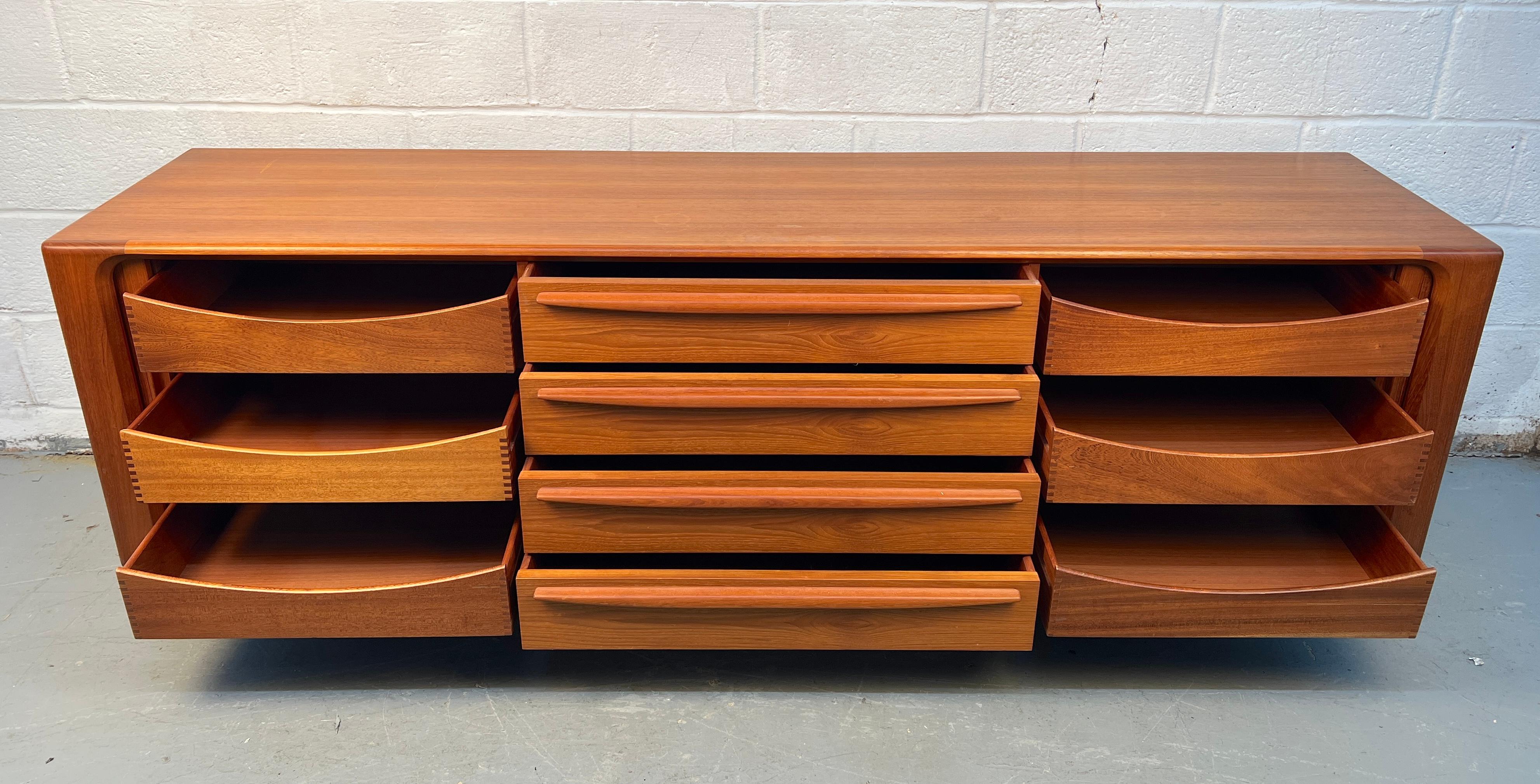 Mid-Century Danish Teak Dresser by BPSM of Denmark in vendita 4