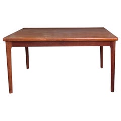 Mid-Century Danish Teak Extendable Dining Table by Henning Kaerjnulf for Vejle