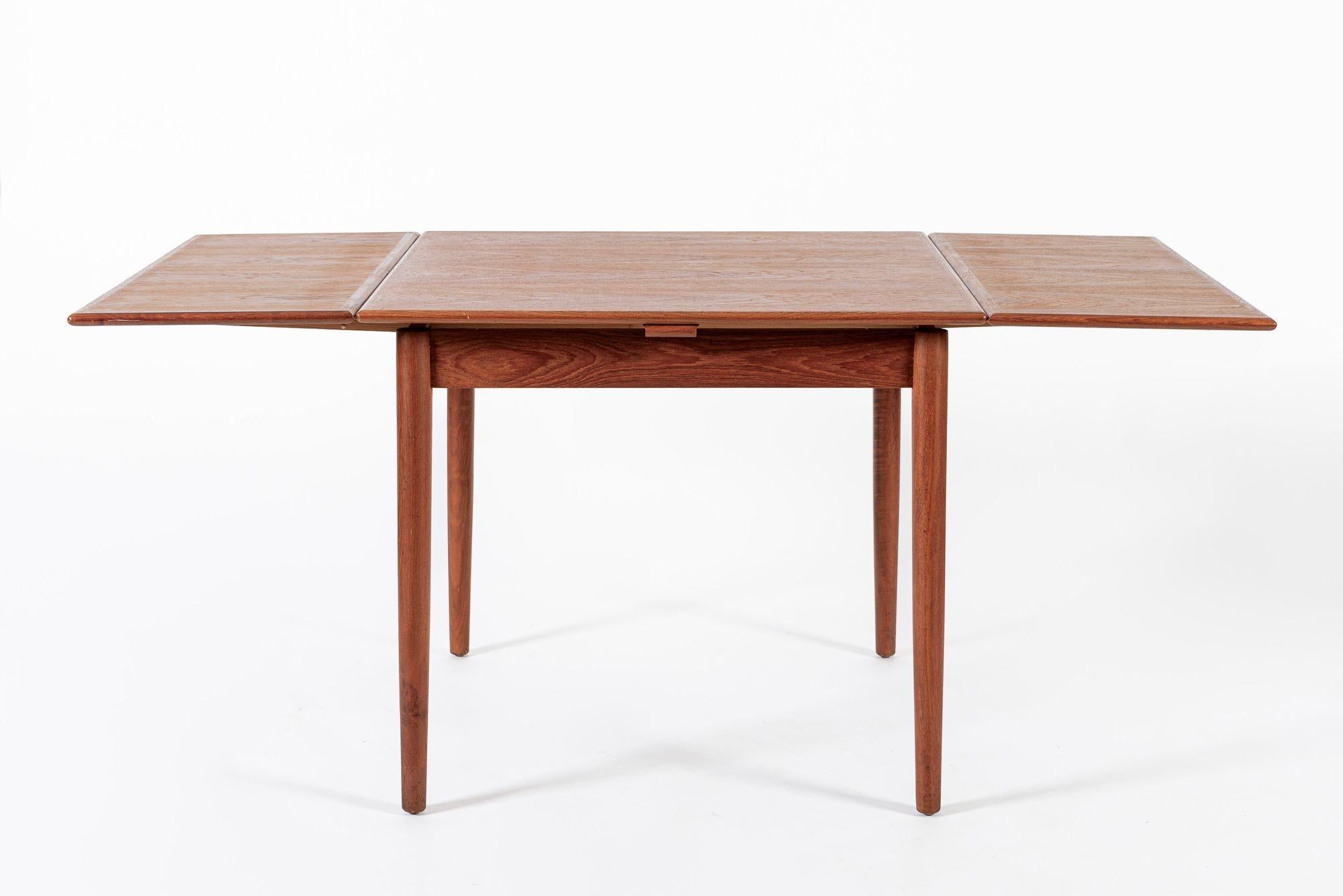 Mid-Century Modern Mid Century Danish Teak Extendable Dining Table by Poul Volther for Frem Rojle For Sale