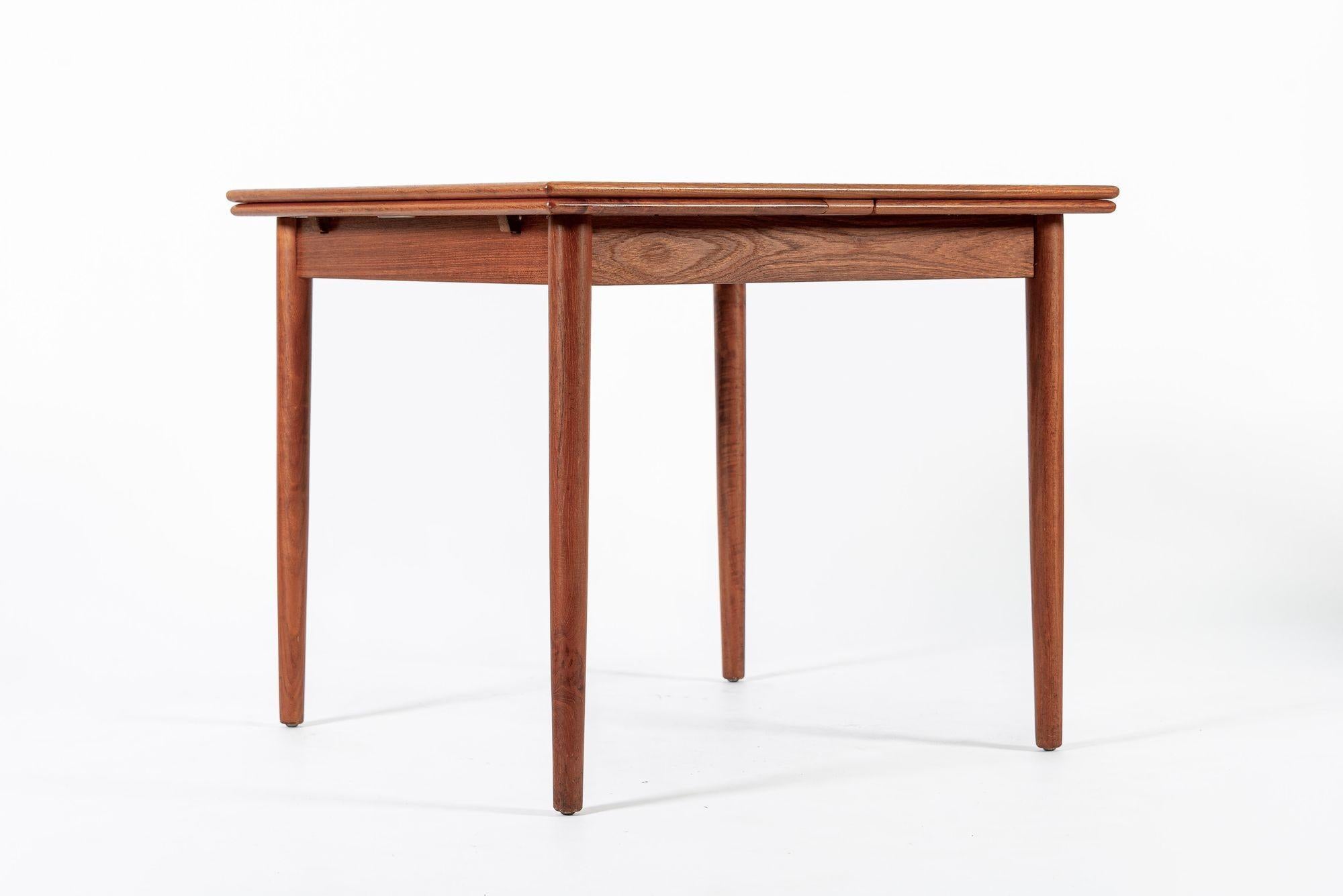 Mid-20th Century Mid Century Danish Teak Extendable Dining Table by Poul Volther for Frem Rojle For Sale