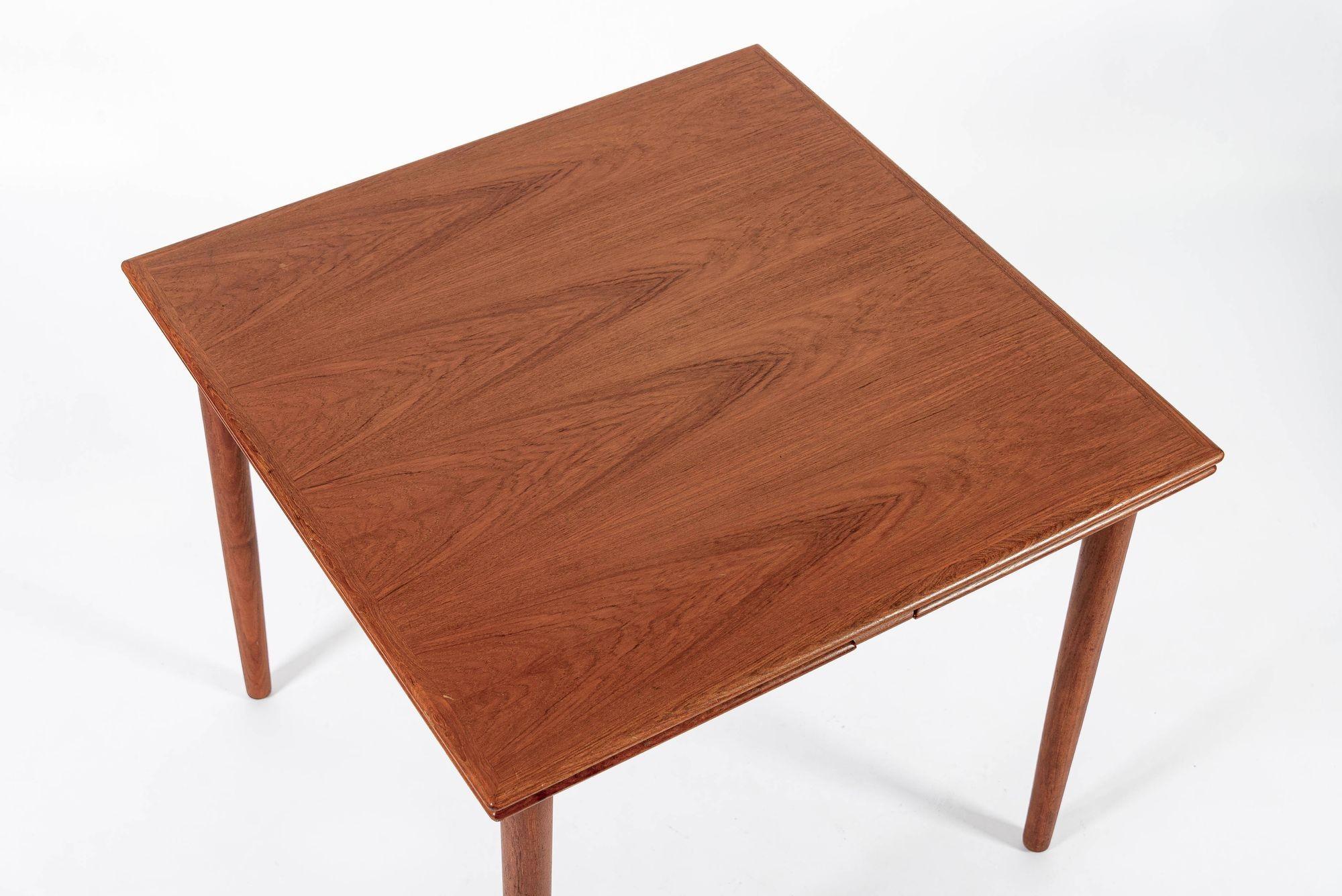 Mid Century Danish Teak Extendable Dining Table by Poul Volther for Frem Rojle For Sale 2