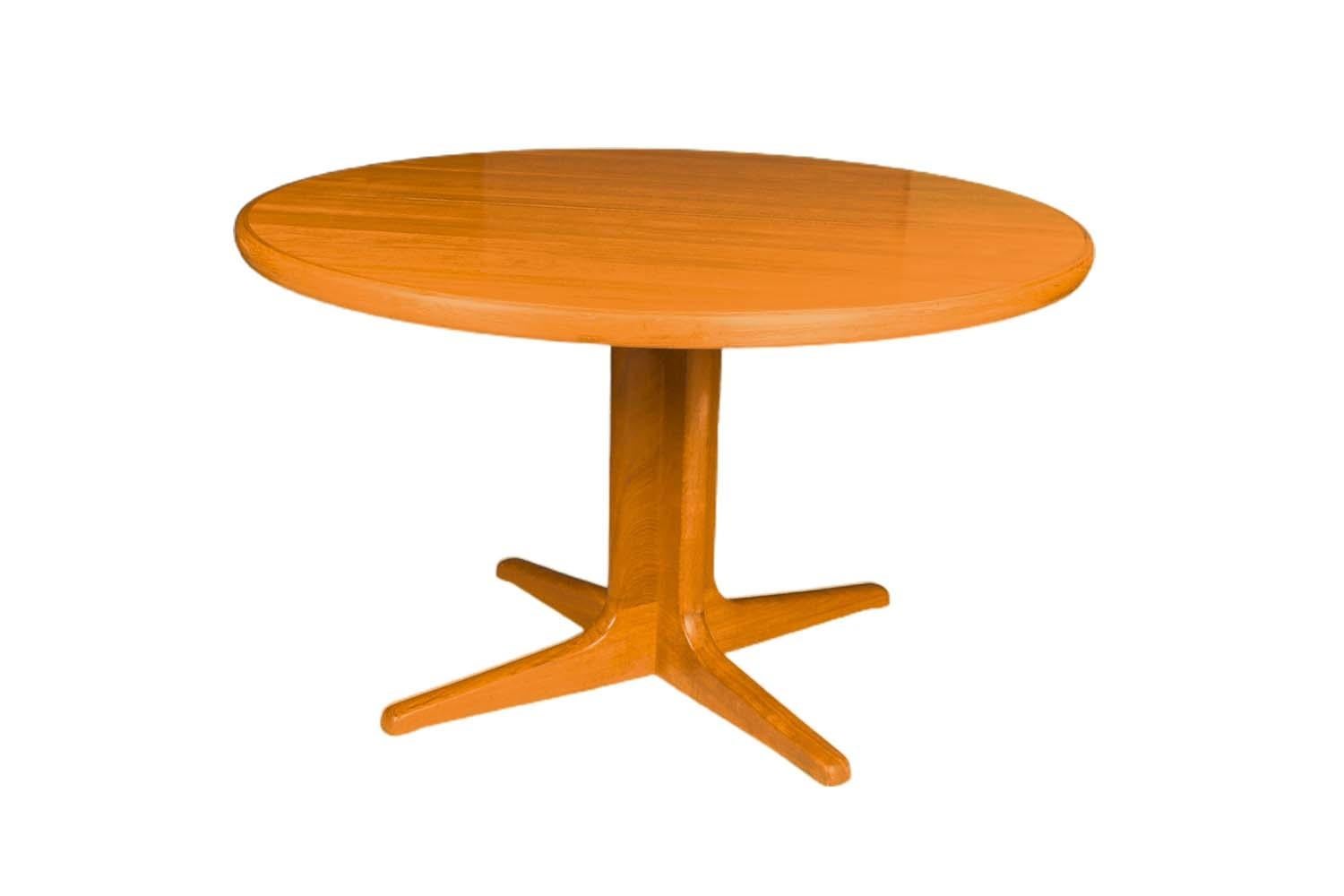 Mid-Century Danish Teak Extendable Dining Table 5