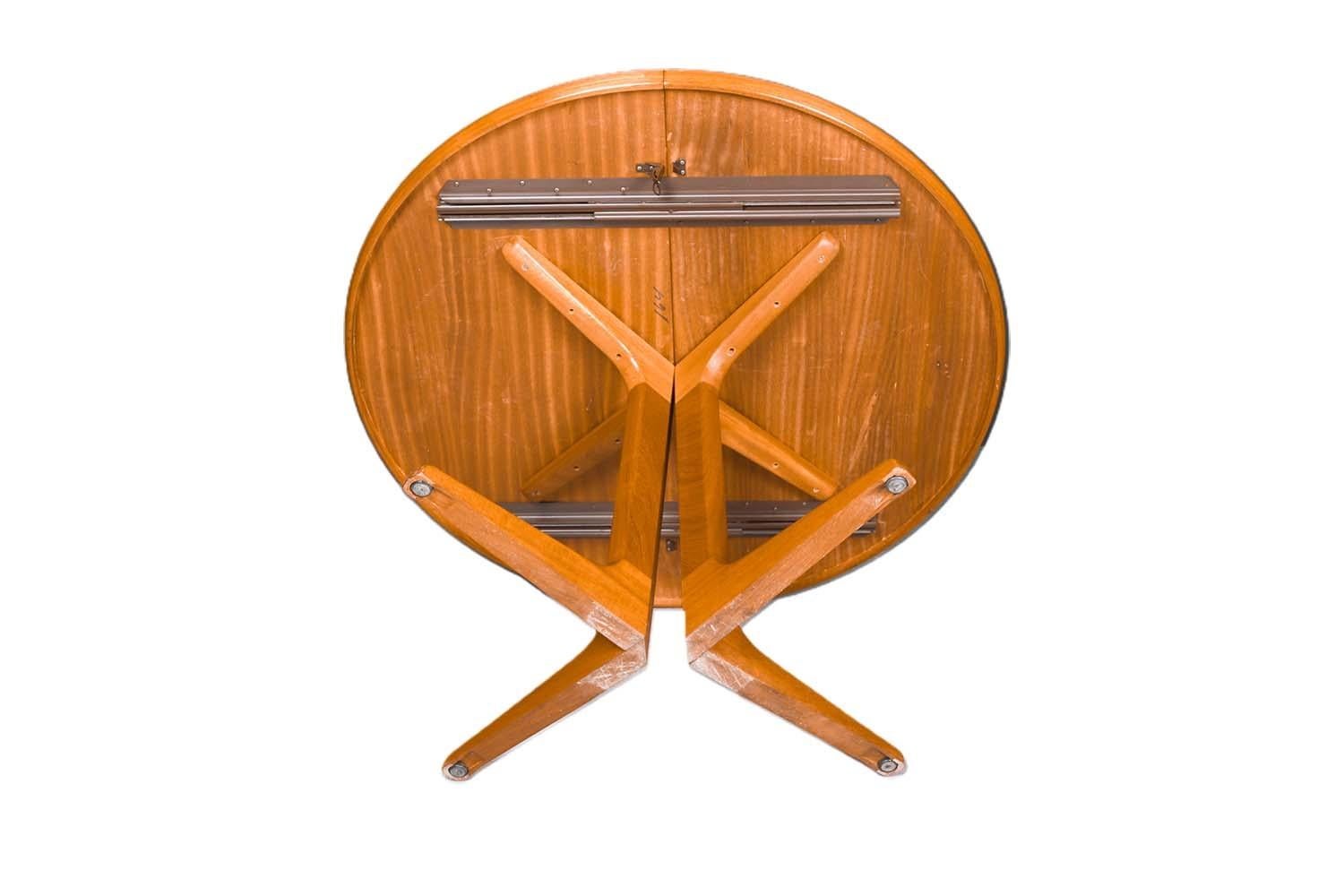 Mid-Century Danish Teak Extendable Dining Table 1
