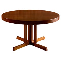 Retro Midcentury Danish Teak Extending Dining Table By Niels Otto Møller Model 15