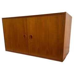 Mid-Century Danish Teak Floating Wall Unit by Hansen Guldborg