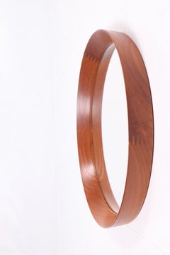 Mid-century Danish Teak Framed Mirror, 1960s