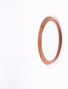 Mid-century Danish Teak Framed Mirror, 1960s