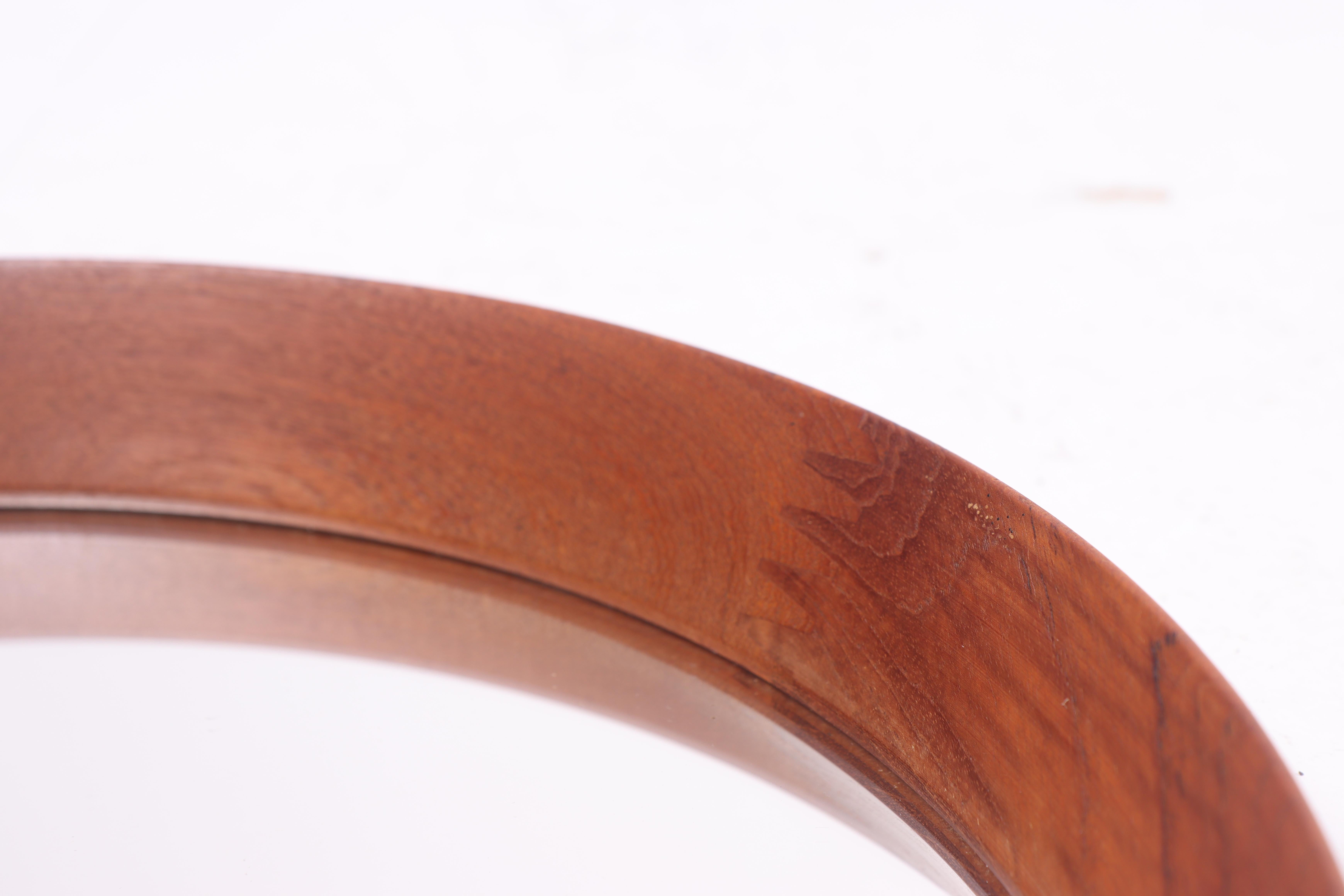 Danese Specchio danese di metà secolo con cornice in teak, anni '60 in vendita