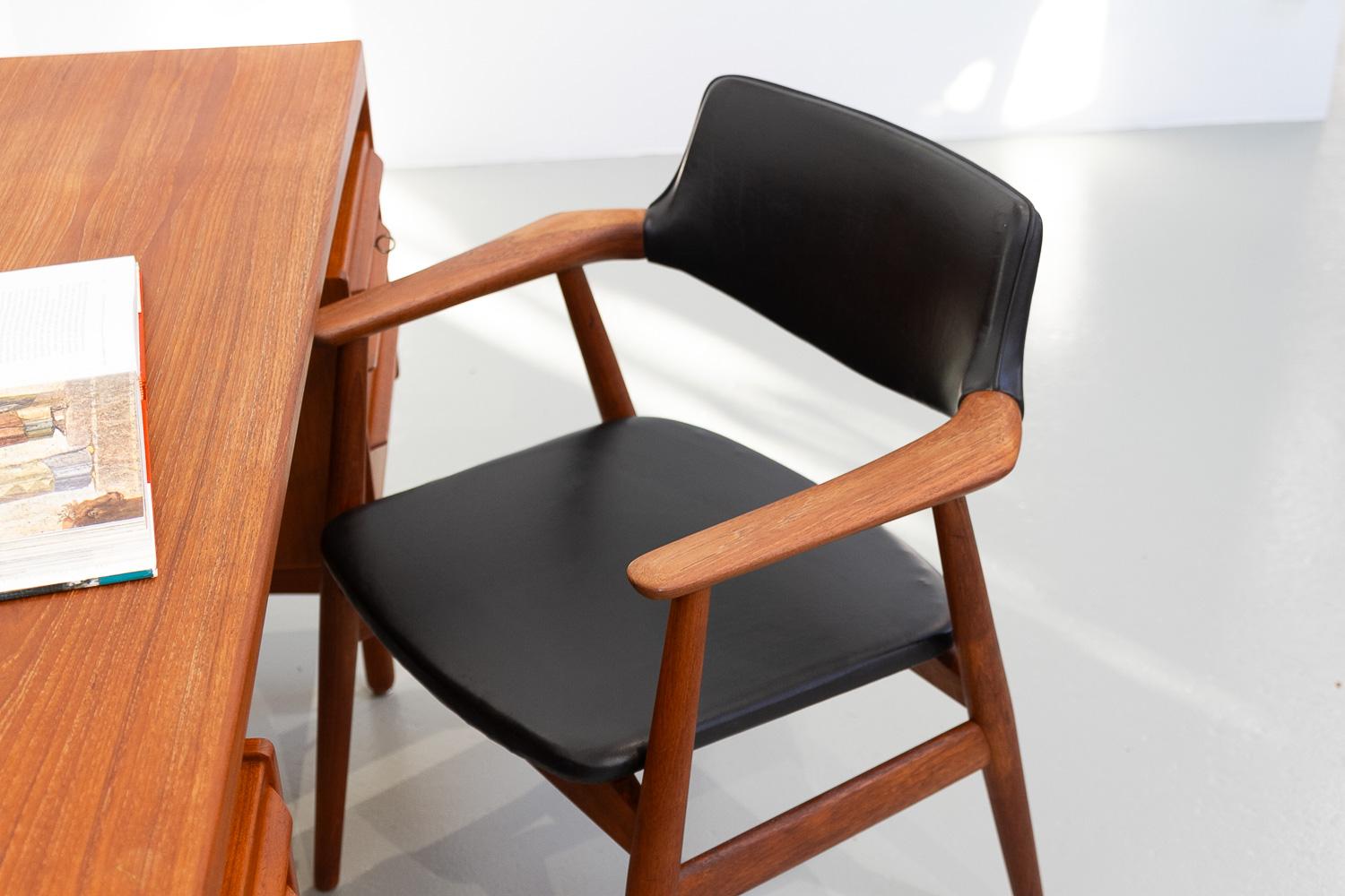 Dänischer Teakholz-Sessel GM11 von Svend Aage Eriksen aus der Jahrhundertmitte, 1960er Jahre. im Zustand „Gut“ im Angebot in Asaa, DK
