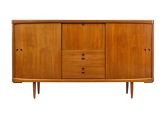 Mid century Danish teak high board by H.W.Klein for Bramin