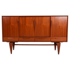 Mid Century Danish Teak Highboard by Axel Christensen for ACO Mobler