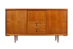 Mid century danish teak highboard by H.W.Klein for Bramin