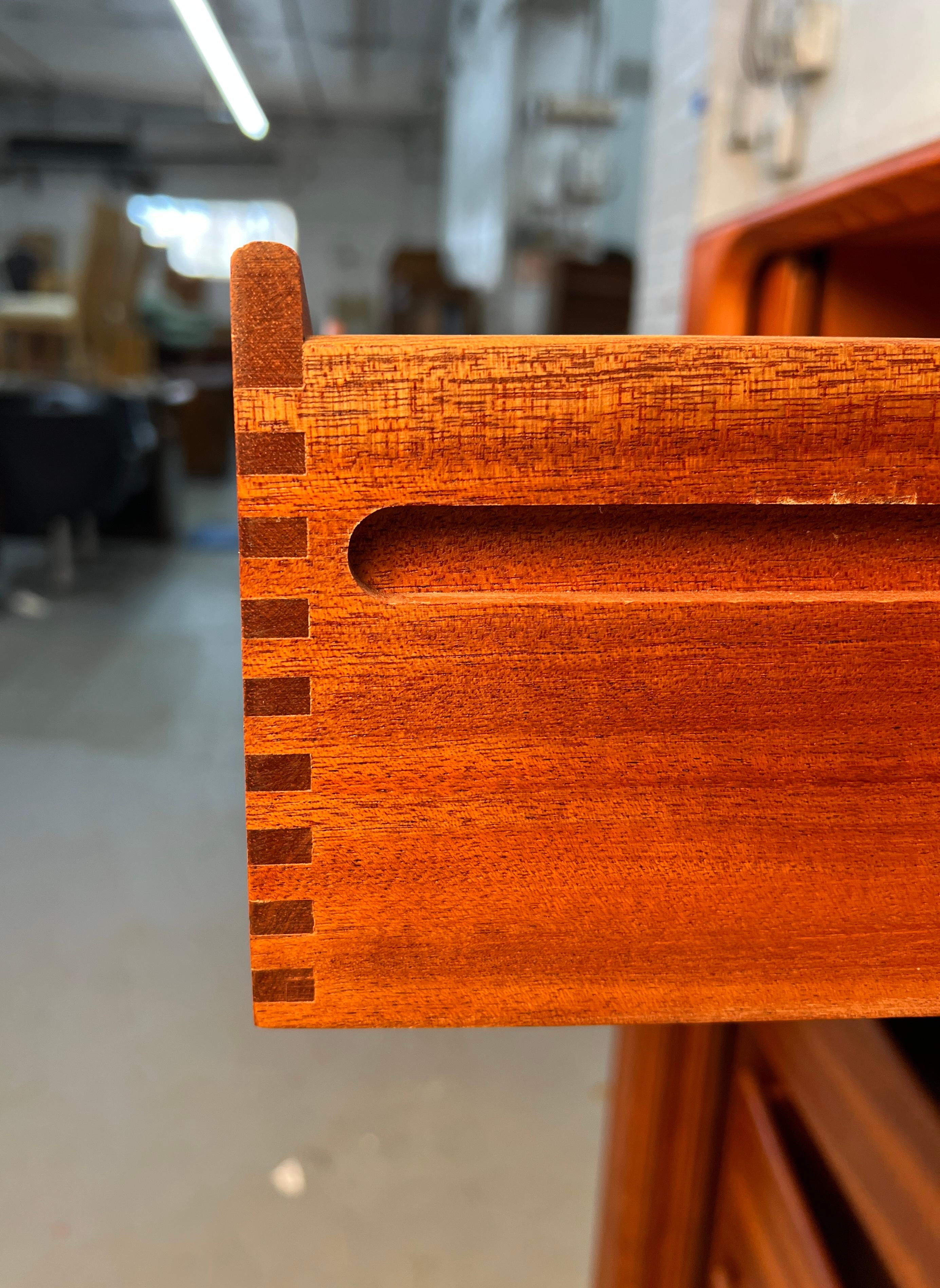 Mid-Century Danish Teak Highboy Dresser by BPS of Denmark in vendita 5