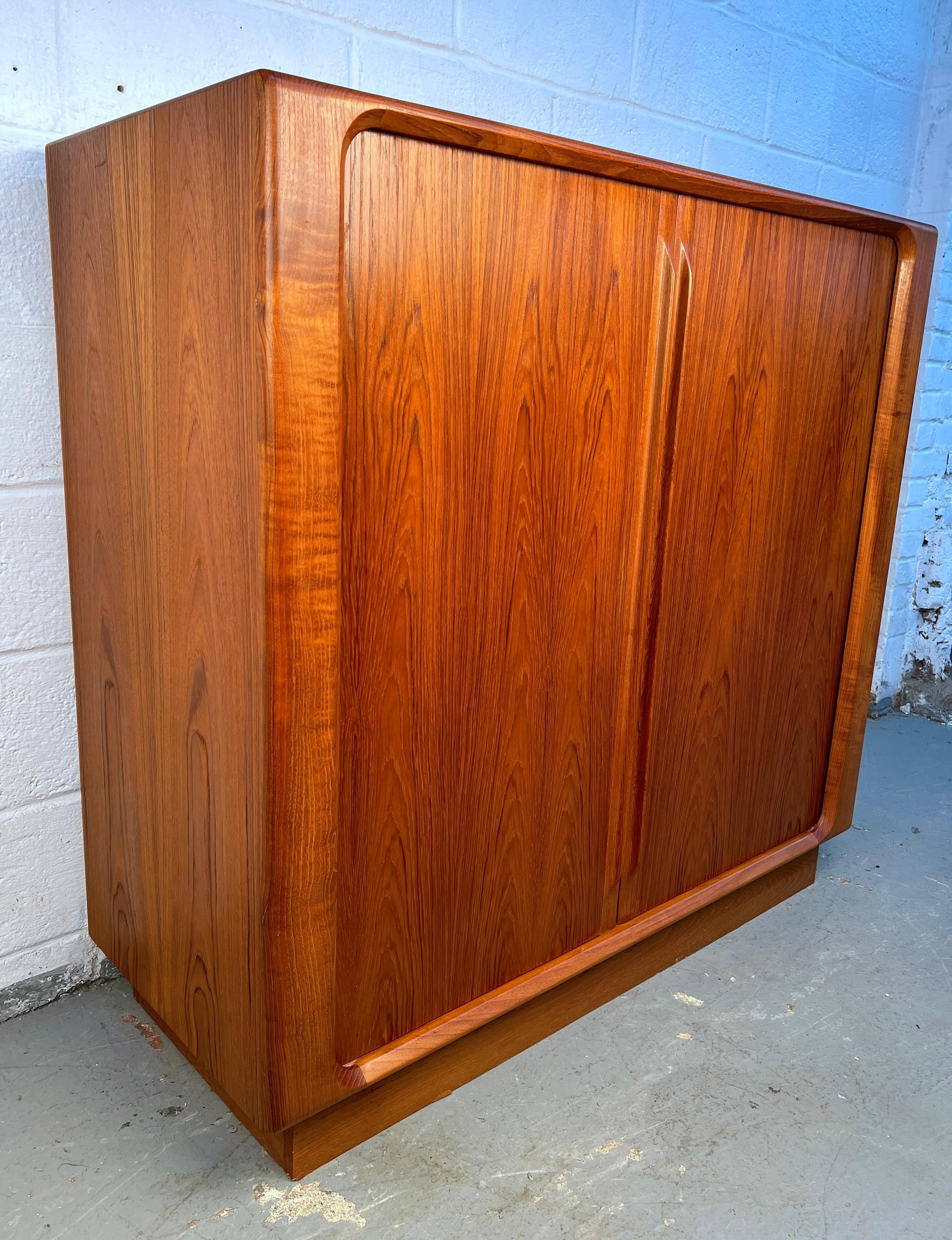 Danese Mid-Century Danish Teak Highboy Dresser by BPS of Denmark in vendita