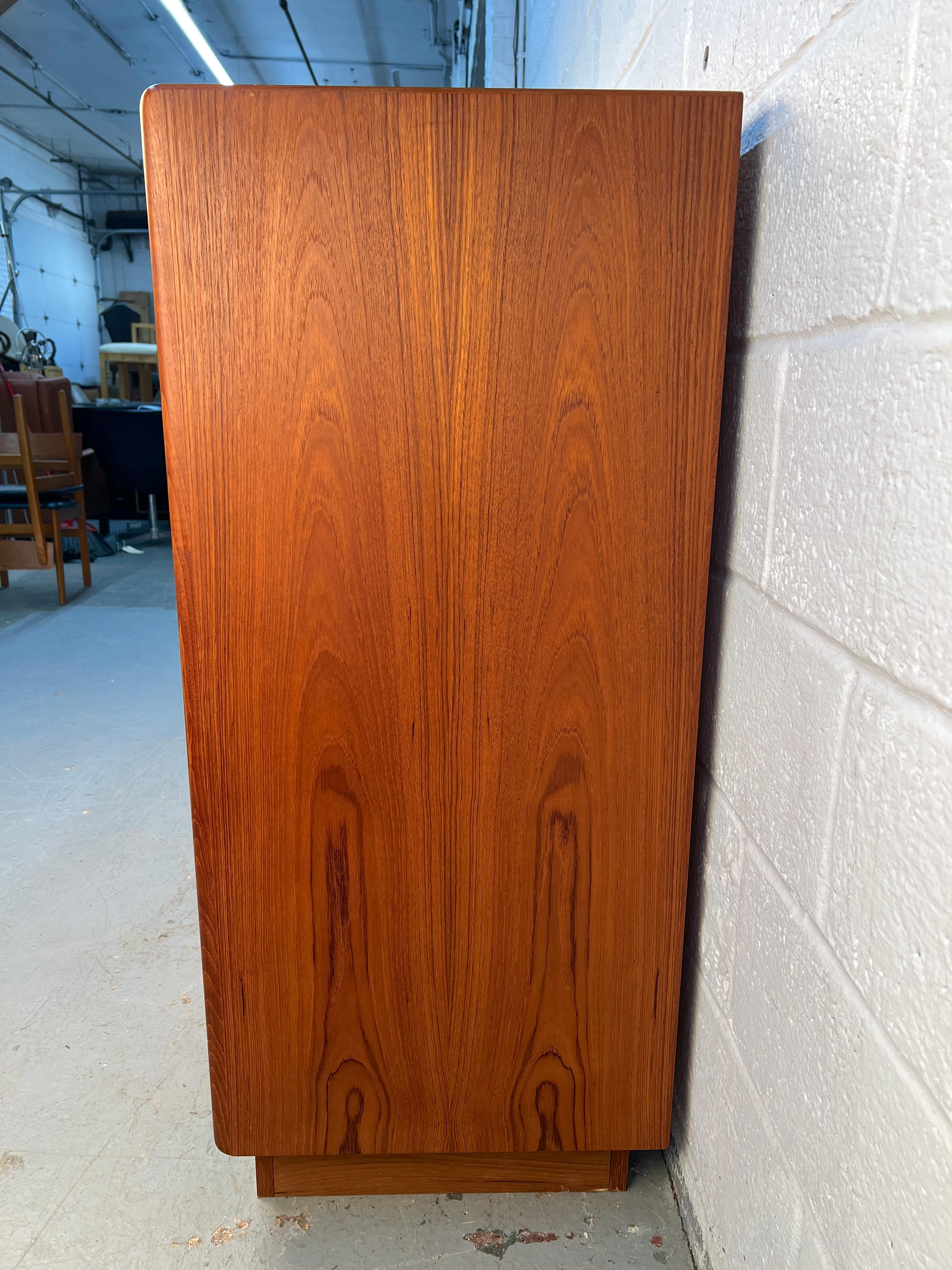 Mid-Century Danish Teak Highboy Dresser by BPS of Denmark in vendita 1