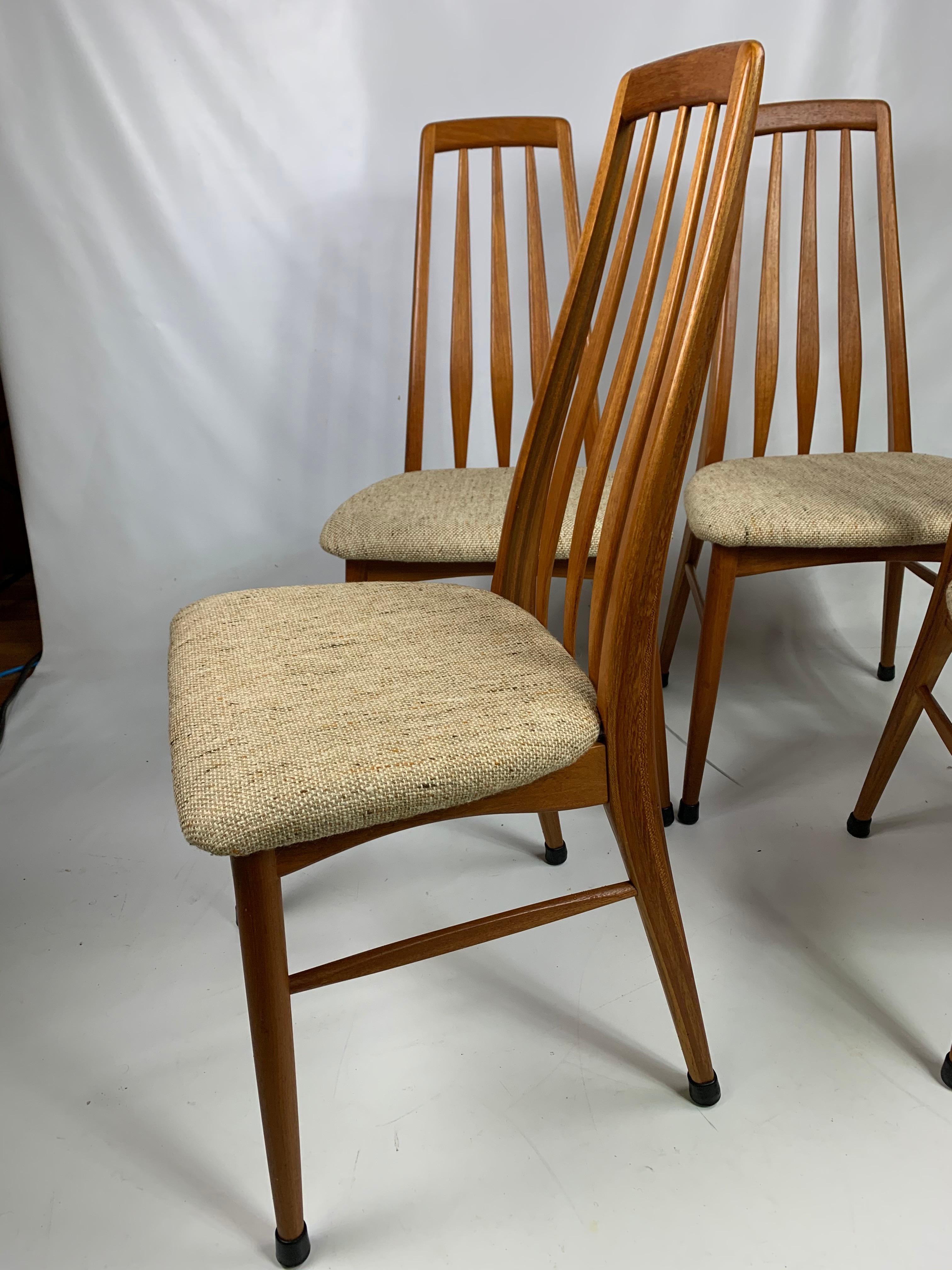 Gorgeous set of four, chairs are very clean and ready to use. Great lines.