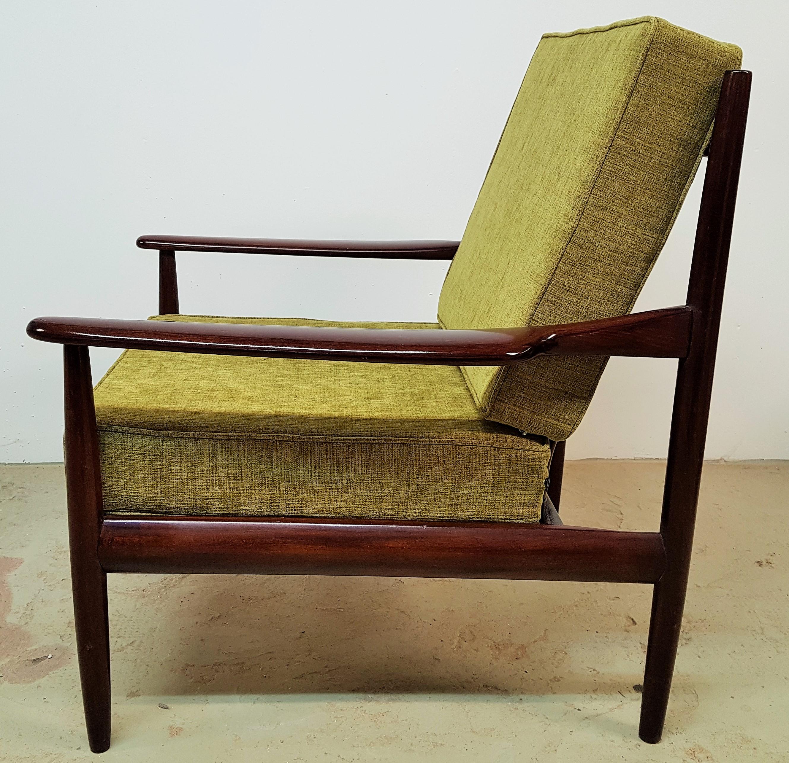 Midcentury Danish Teak Lounge Chair by Grete Jalk 4