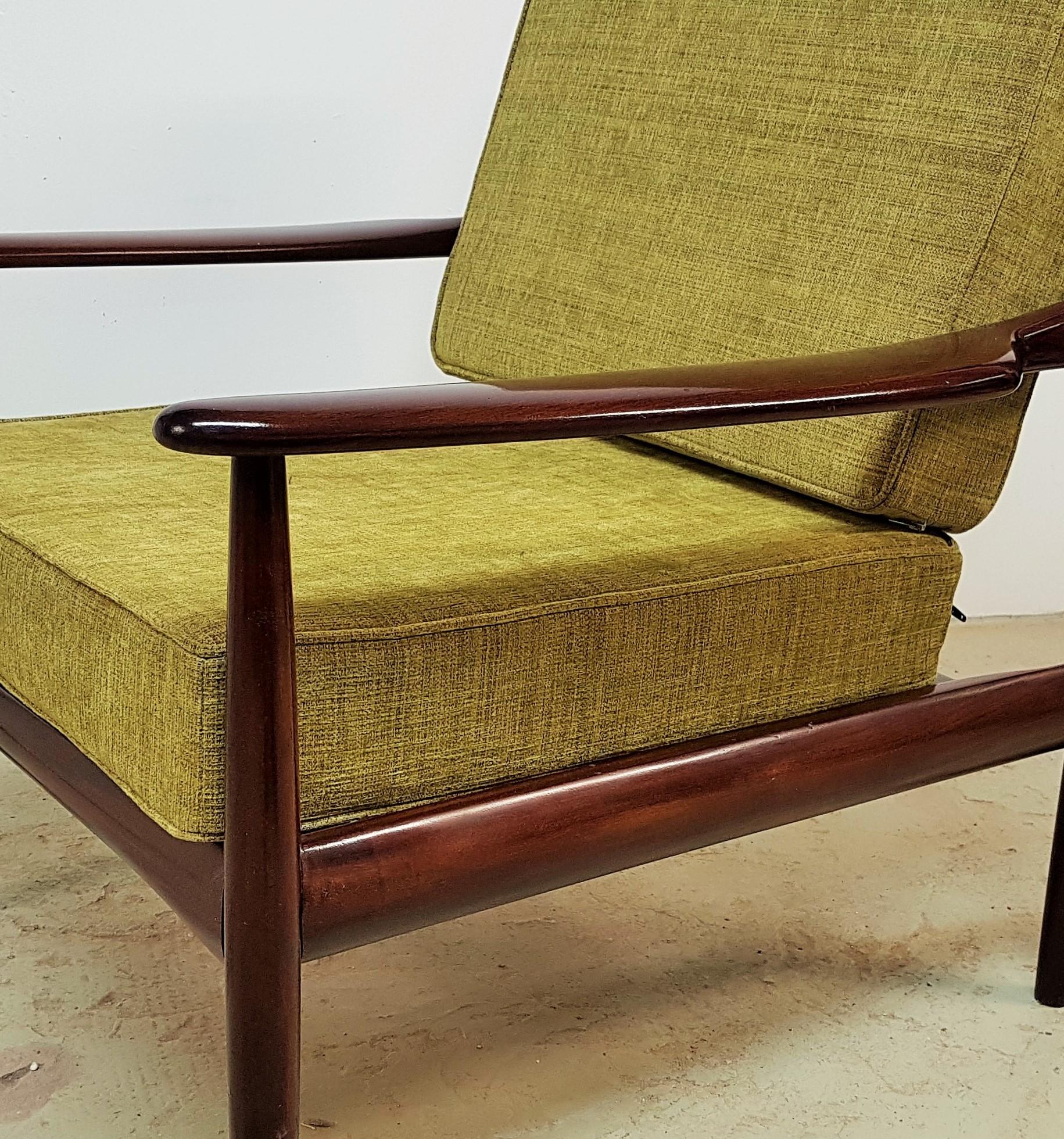 Midcentury Danish Teak Lounge Chair by Grete Jalk 9