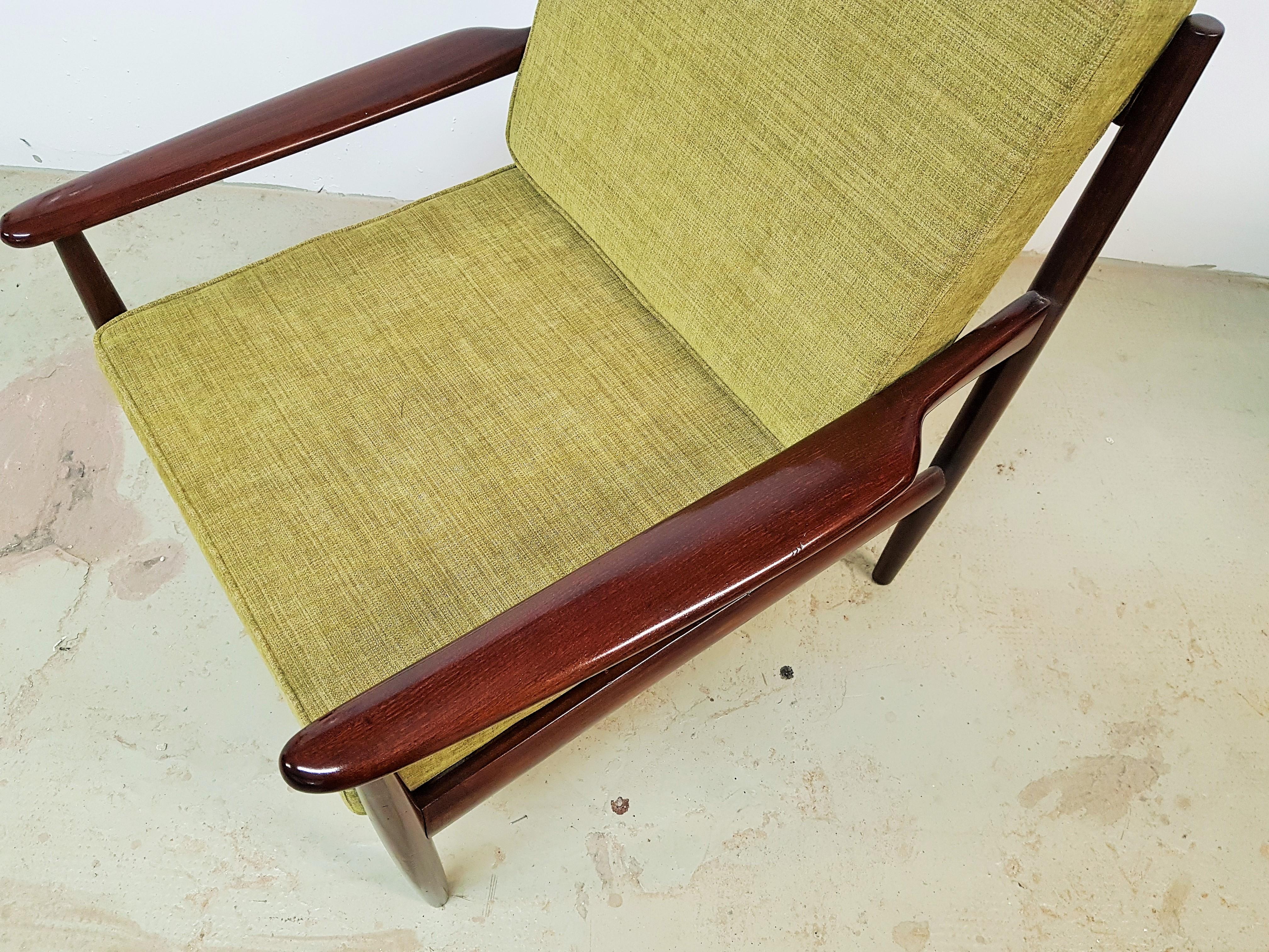 Midcentury Danish Teak Lounge Chair by Grete Jalk 2