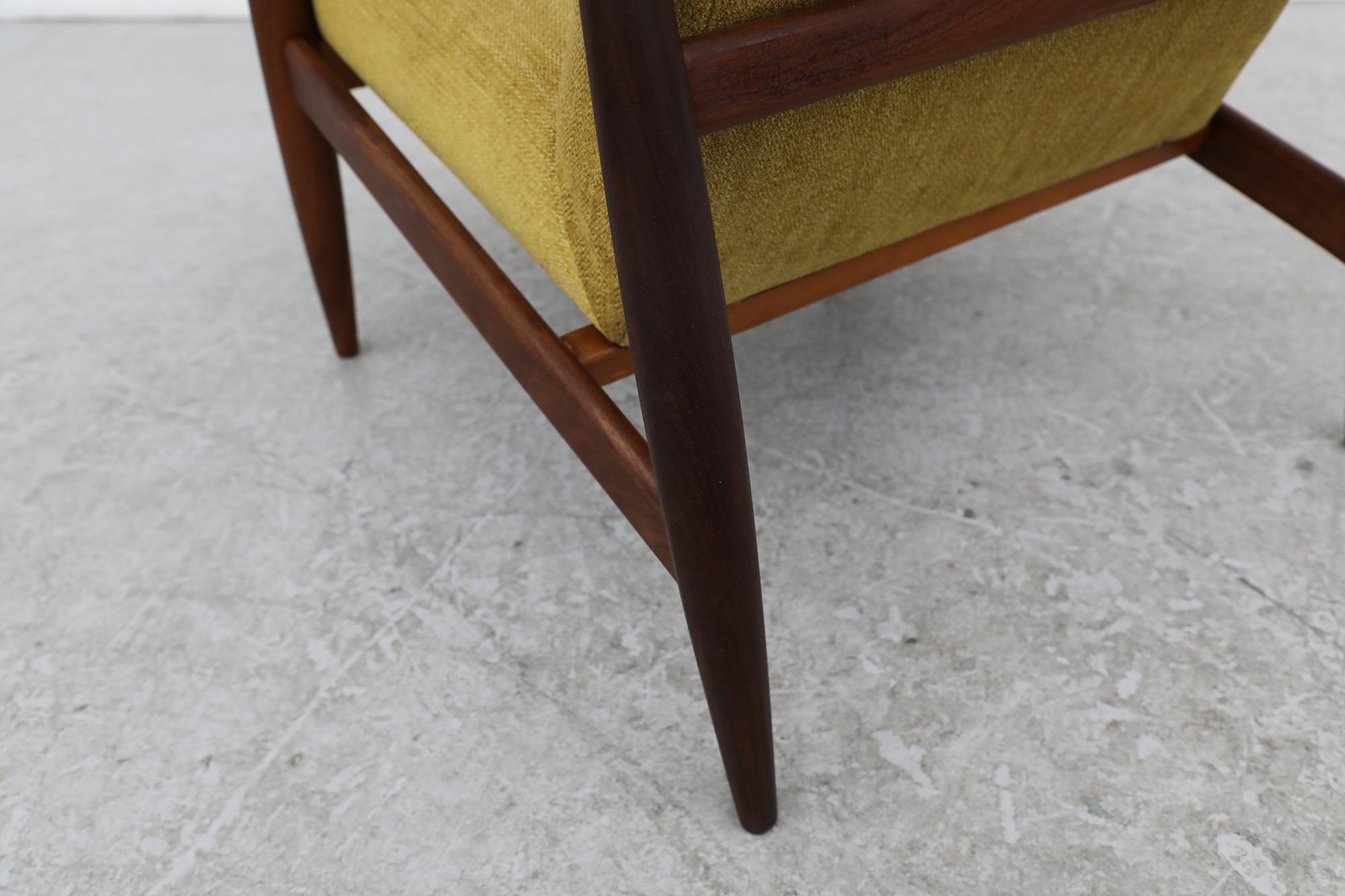 Mid-Century, Danish Teak Lounge Chair Inspired by Hans Wegner 5