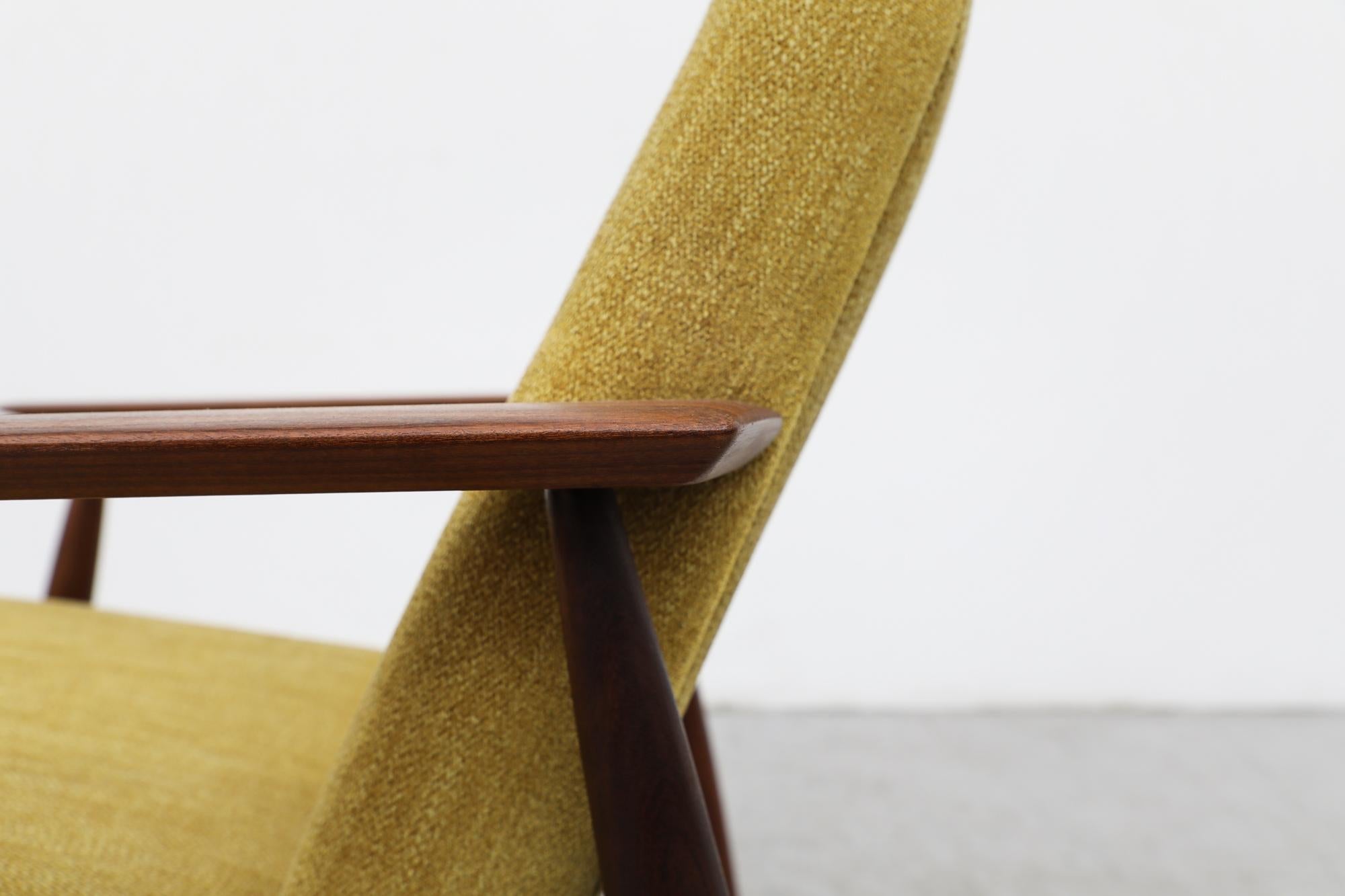 Mid-Century, Danish Teak Lounge Chair Inspired by Hans Wegner 7