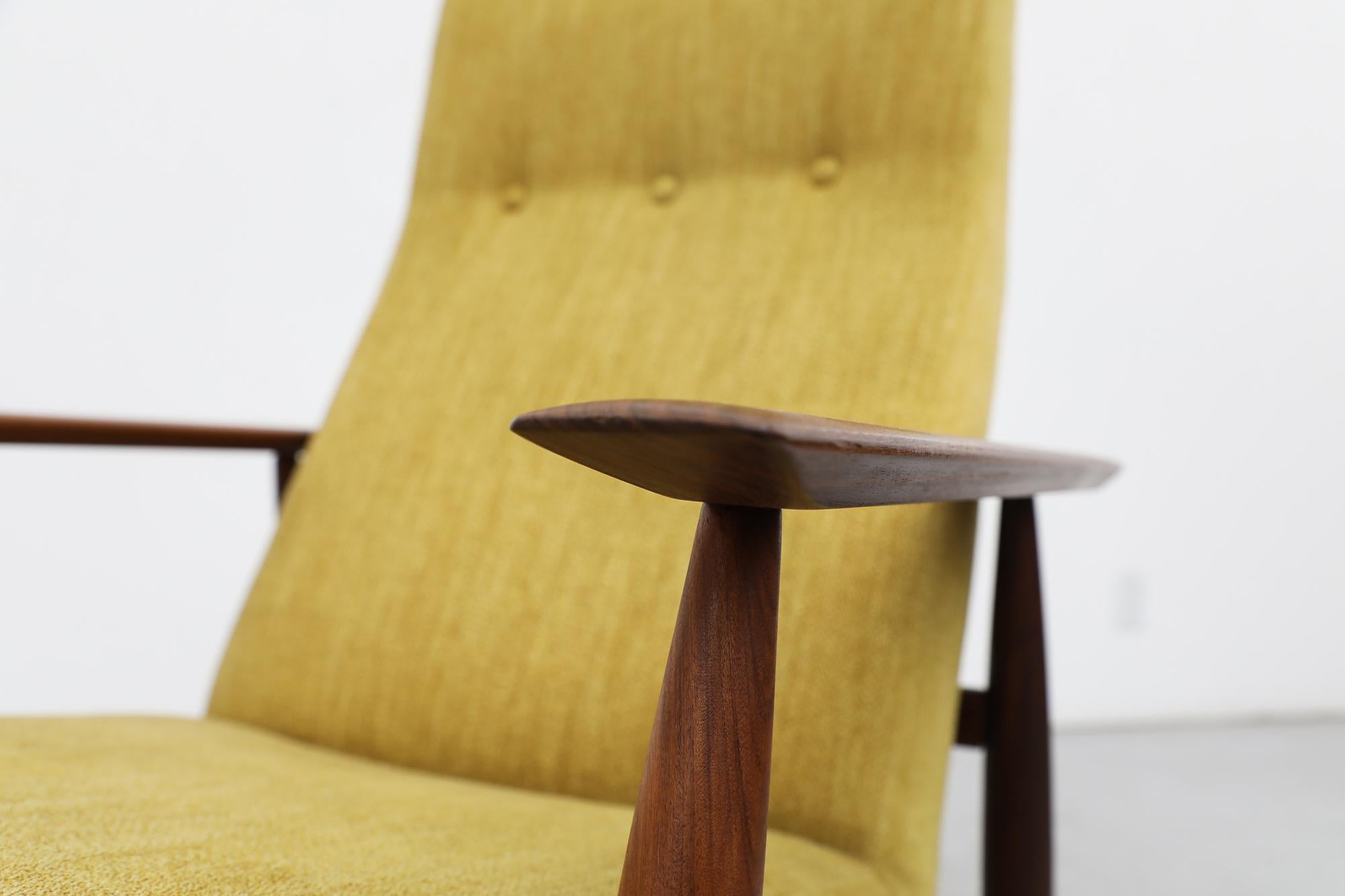 Mid-Century, Danish Teak Lounge Chair Inspired by Hans Wegner 8