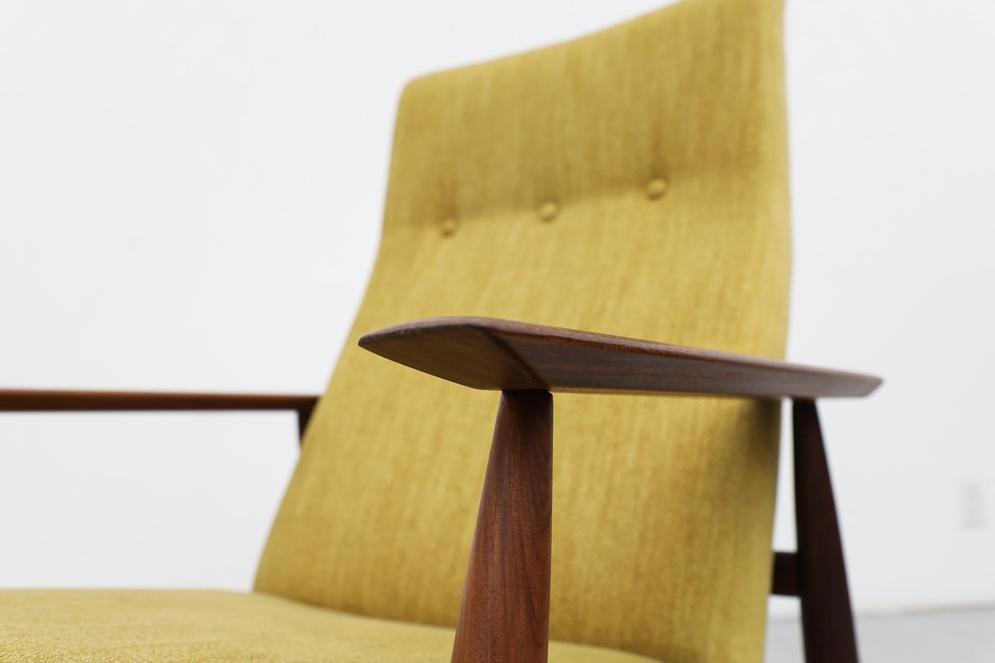 Mid-Century, Danish Teak Lounge Chair Inspired by Hans Wegner 9