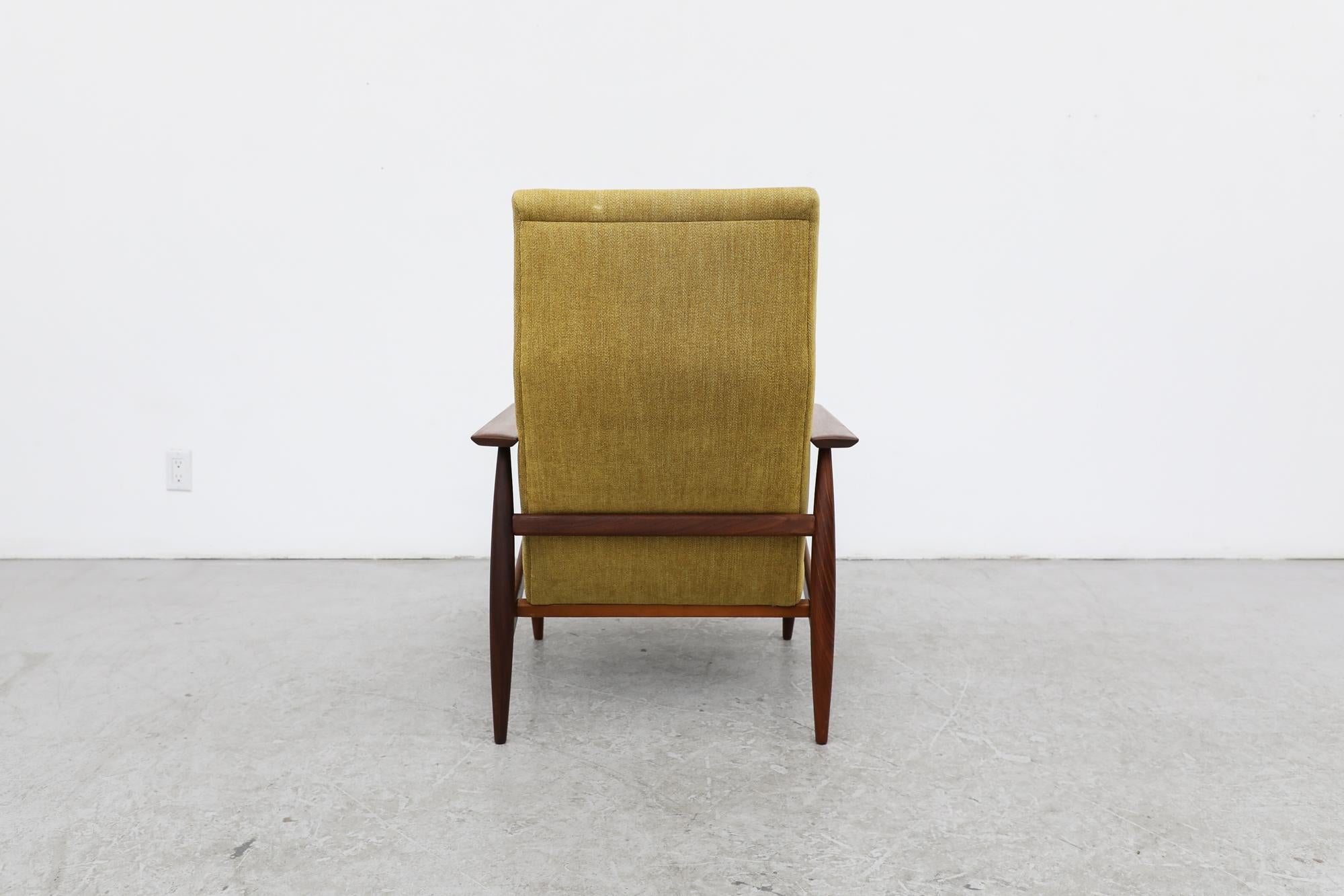 Mid-Century, Danish Teak Lounge Chair Inspired by Hans Wegner 1