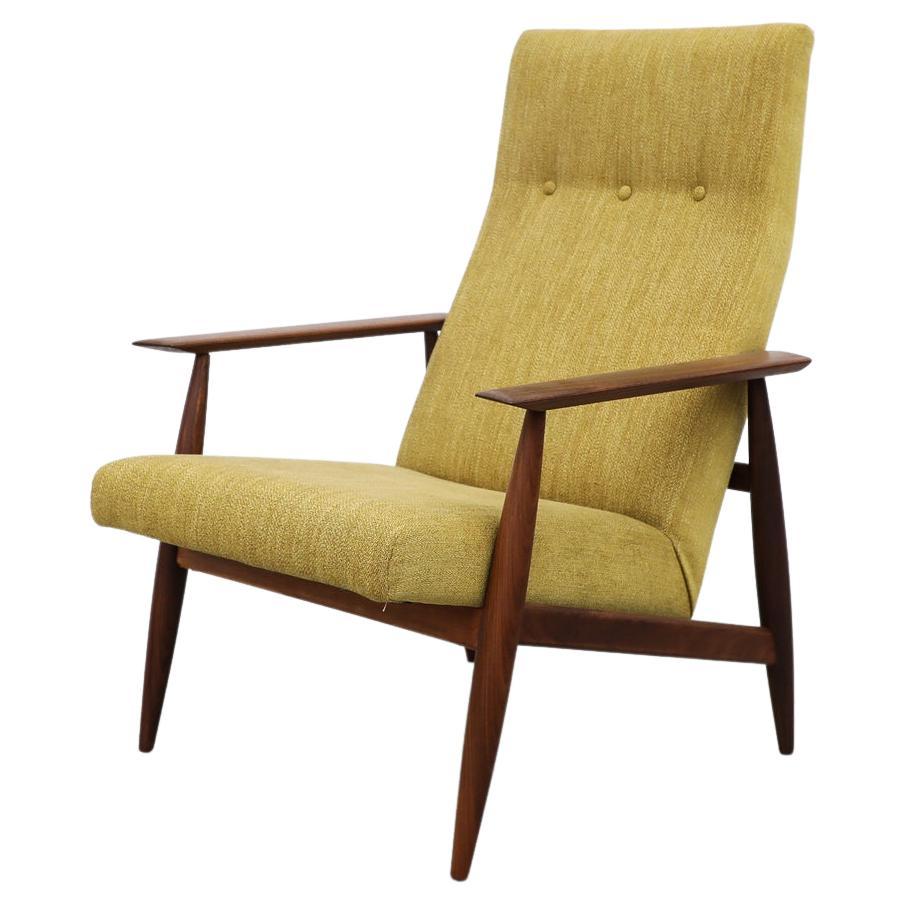 Mid-Century, Danish Teak Lounge Chair Inspired by Hans Wegner