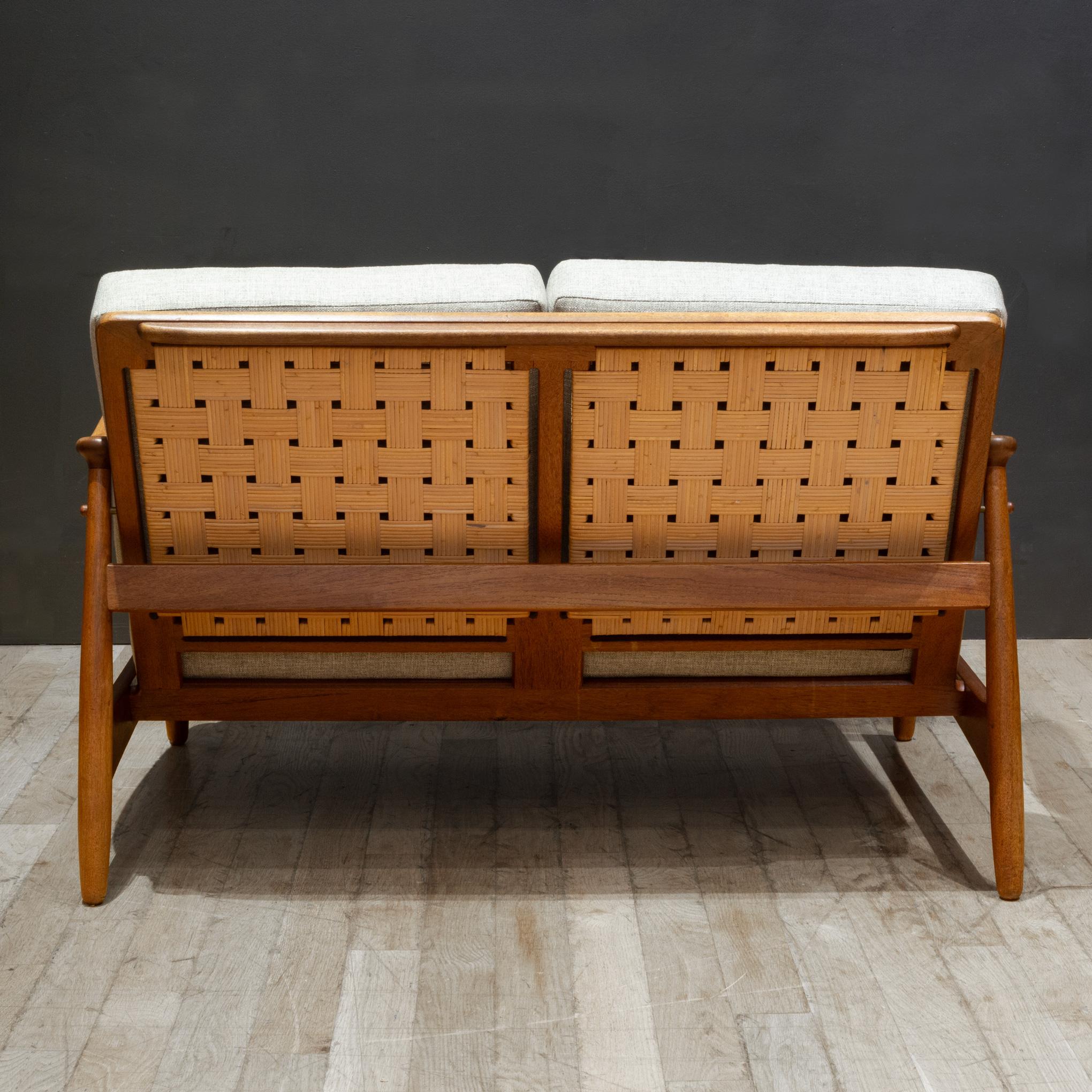 Mid-century Danish Teak Loveseat-Torben Strandgaard c.1950 For Sale 6