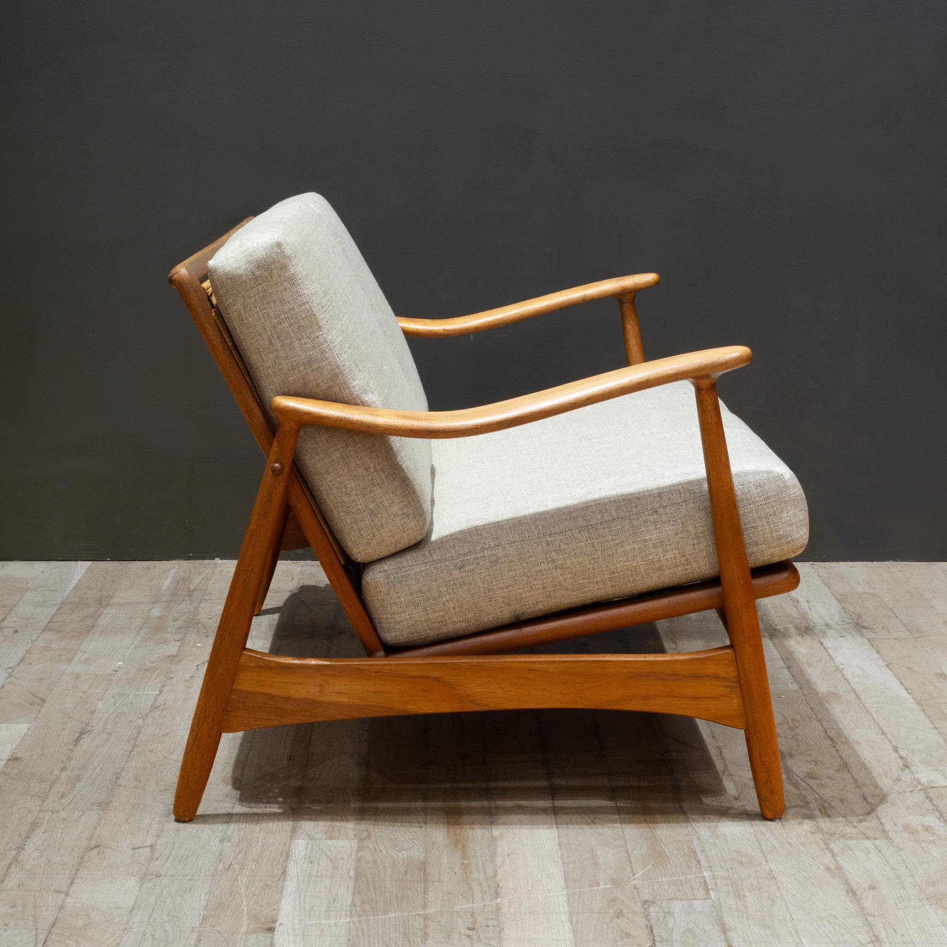 Mid-century Danish Teak Loveseat-Torben Strandgaard c.1950 In Good Condition For Sale In San Francisco, CA