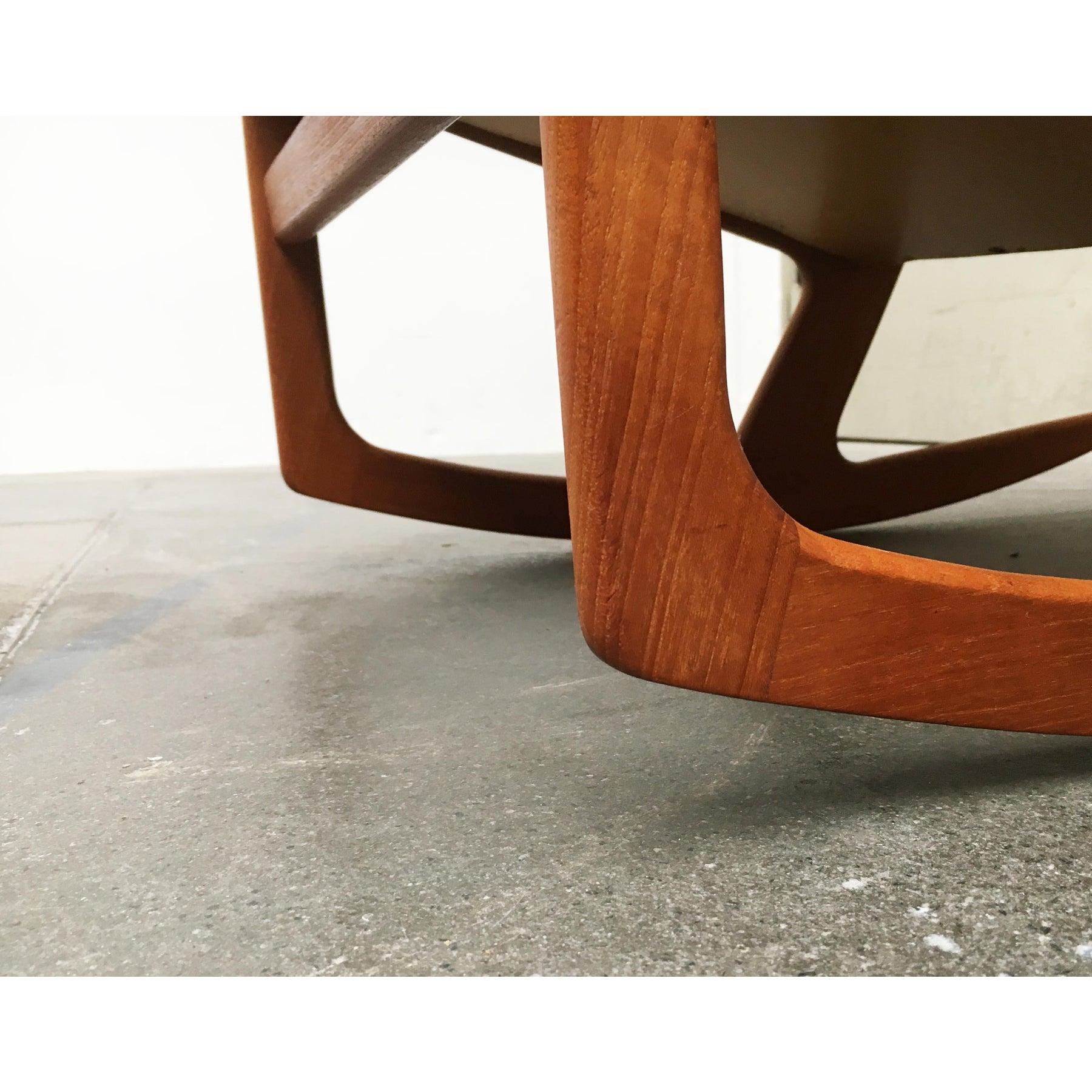 Mid-Century Danish Teak Model 100 Rocking Chair by Søren Georg Jensen, 1960s For Sale 5