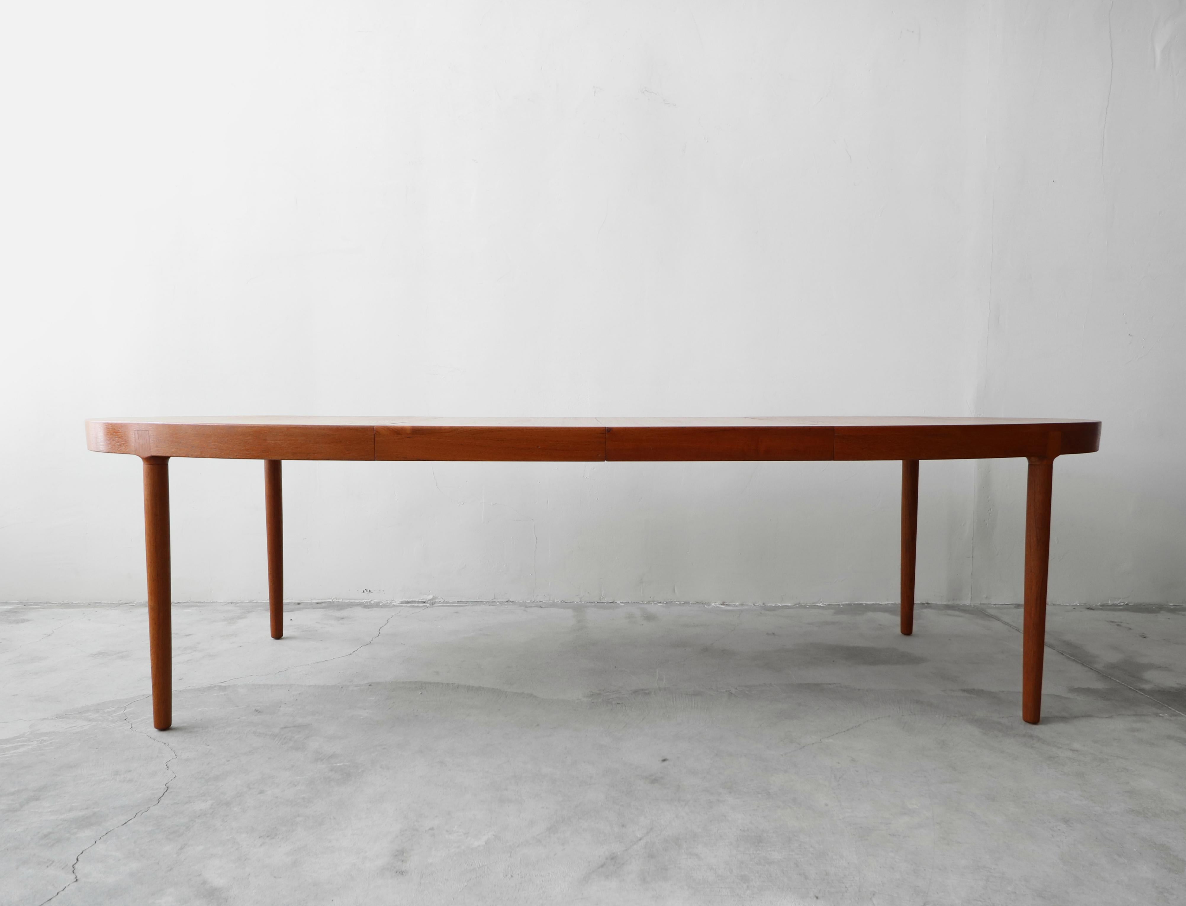 Mid-Century Modern Midcentury Danish Teak Oval Dining Table by Harry Ostergaard for A/S Randers