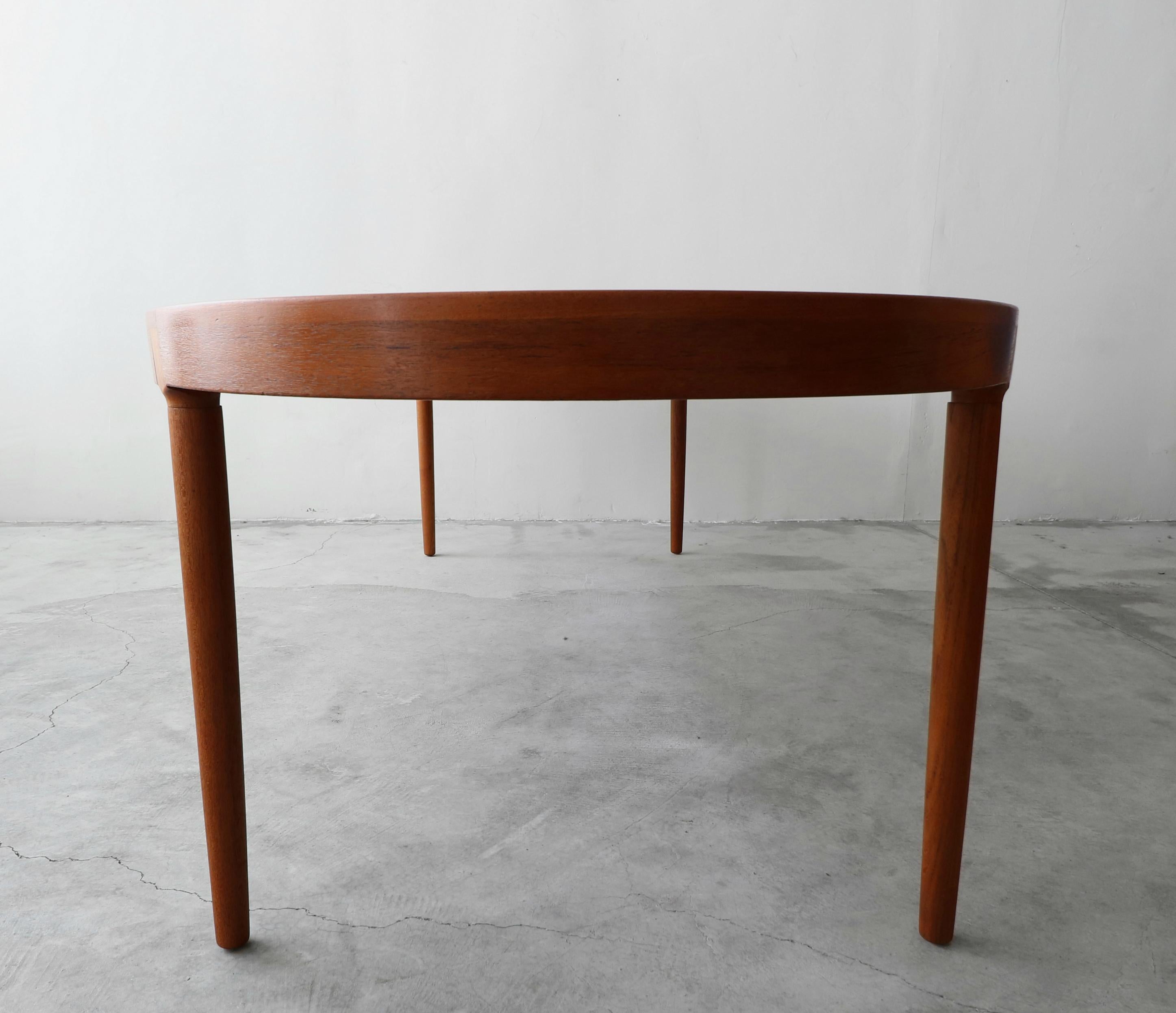 Midcentury Danish Teak Oval Dining Table by Harry Ostergaard for A/S Randers 3
