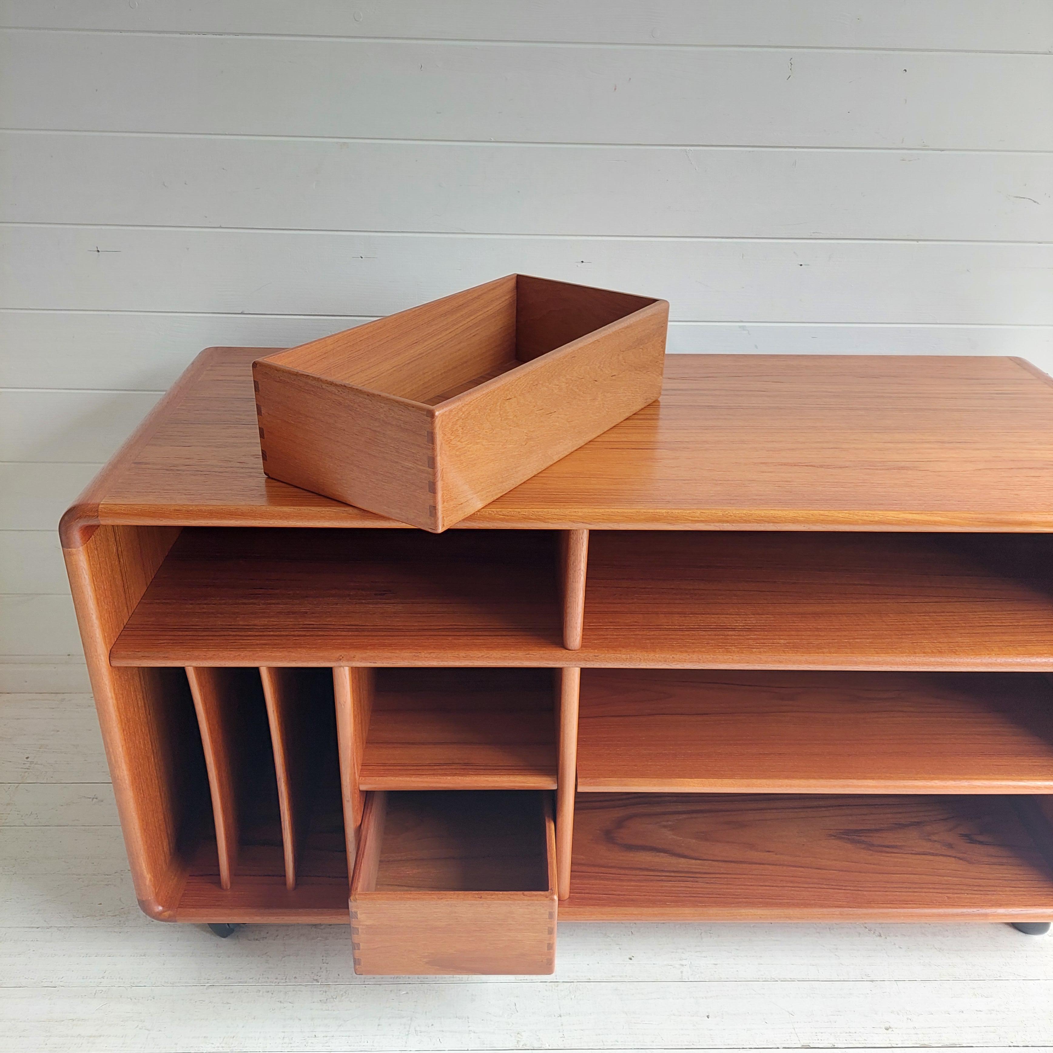 Mid Century Danish teak record cabinet sideboard TV Unit By Salin Möbler Nyborg 7