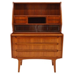 Midcentury Danish Teak Secrétaire, 1960s