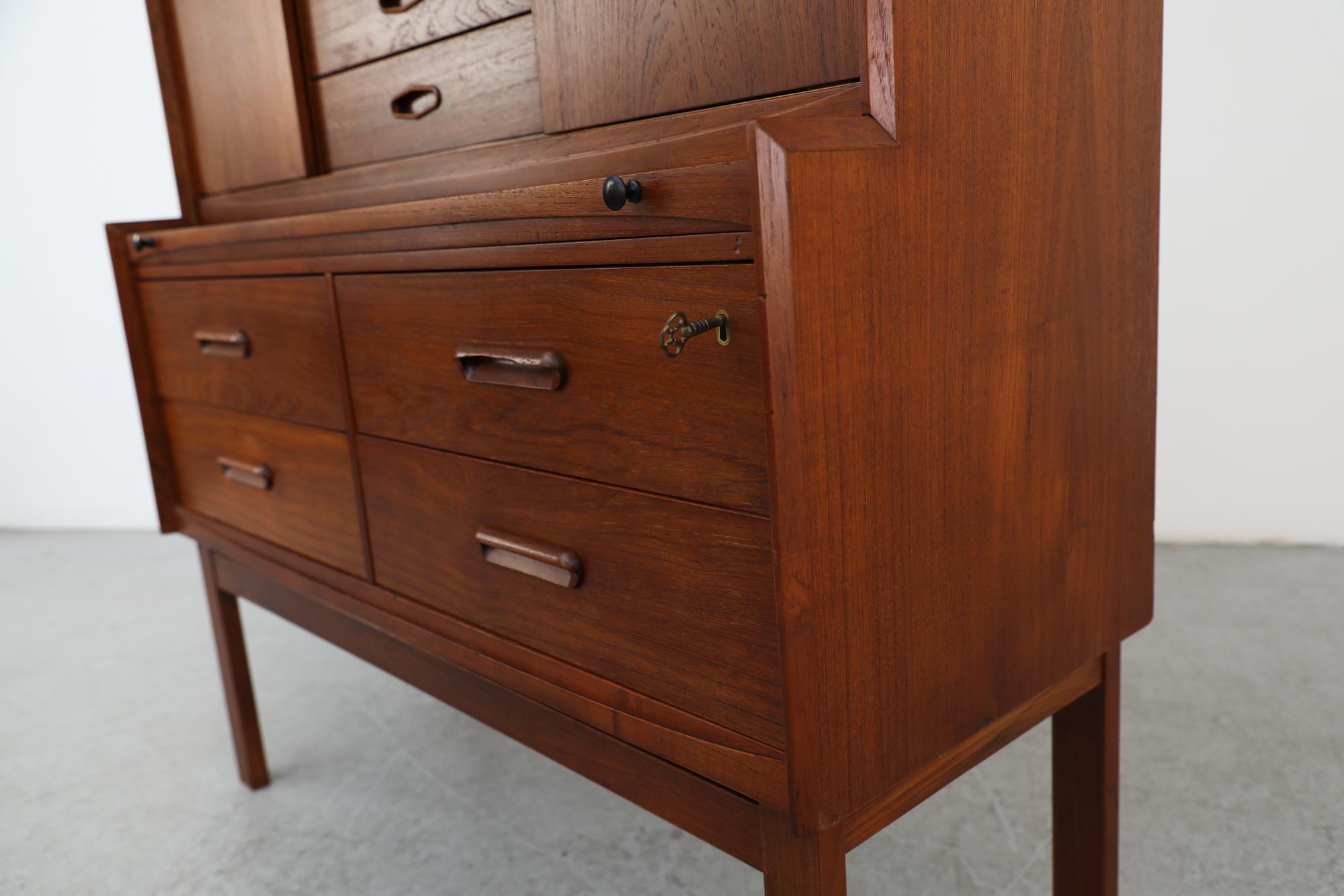 Mid-Century Danish Teak Secretaire 7