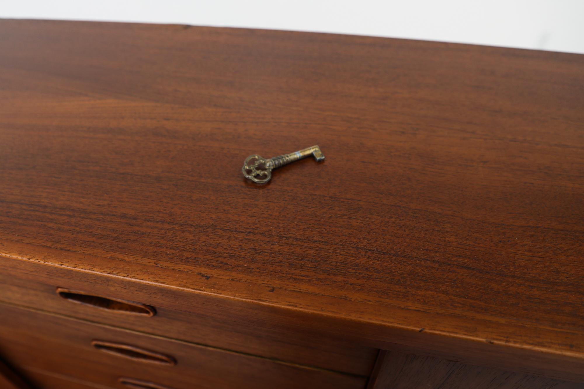 Mid-Century Danish Teak Secretaire 14