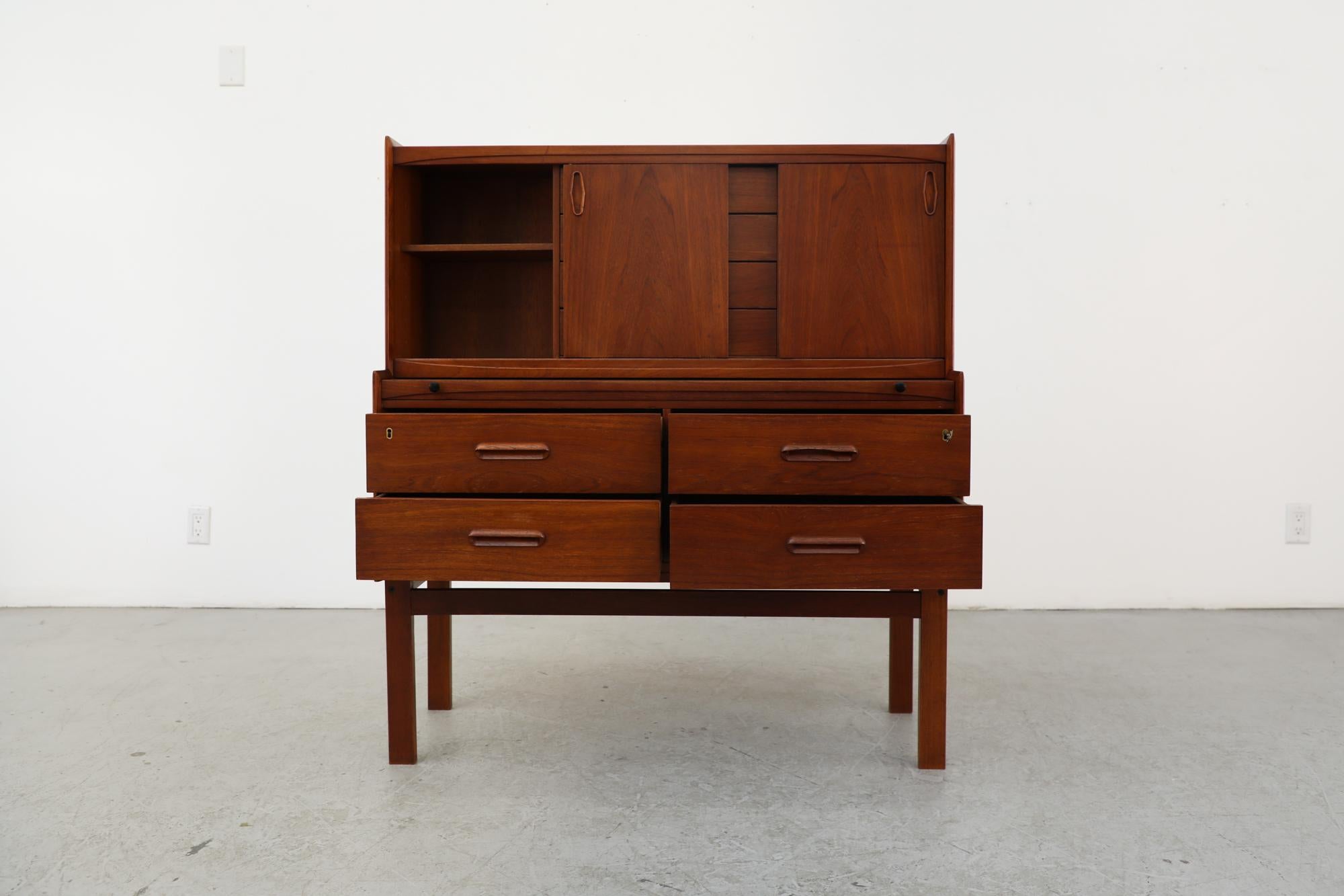 Mid-Century Danish Teak Secretaire 1