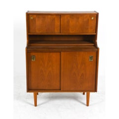 Mid-Century Danish Teak Secretary Cabinet by Winge Møbler, 1960s